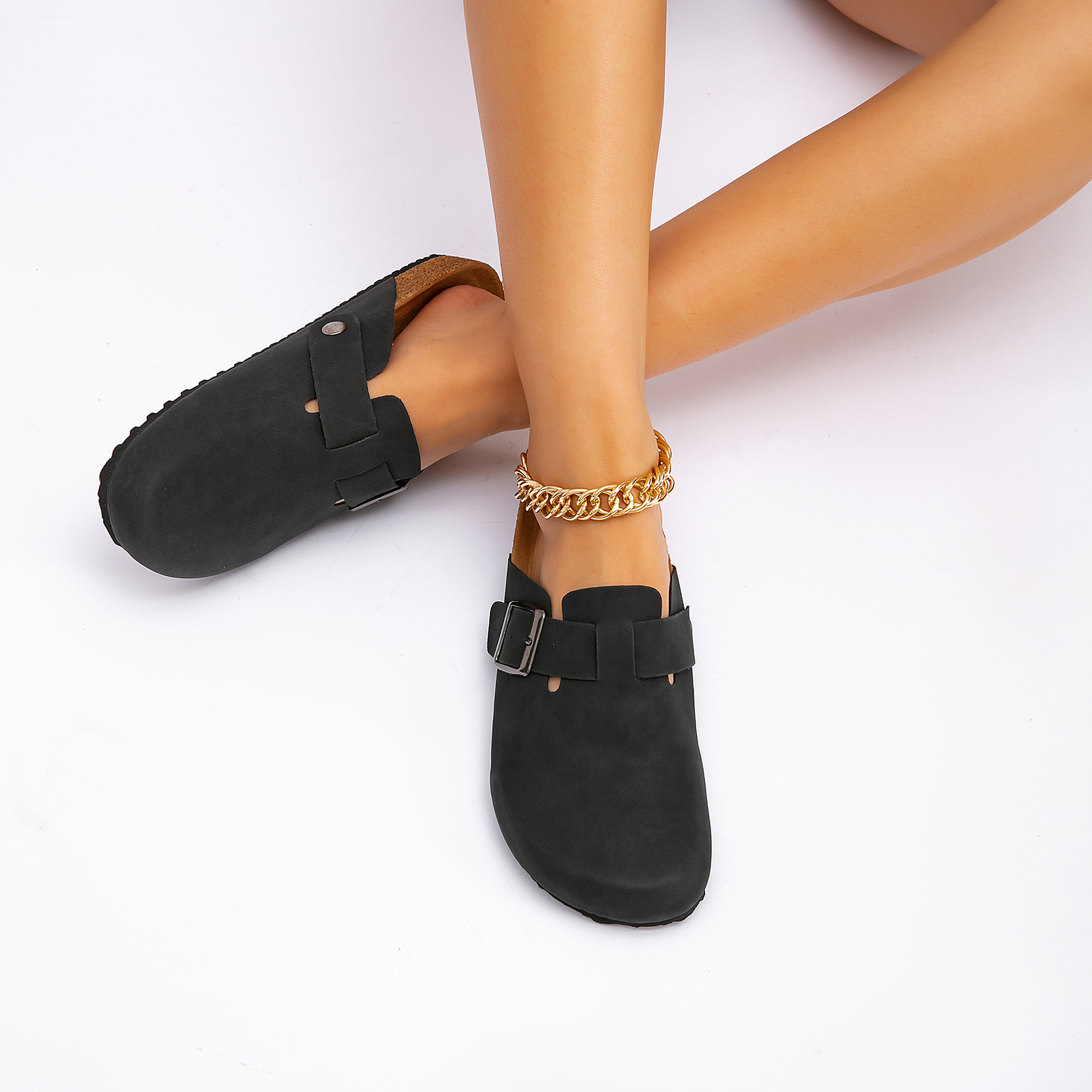 Women's Clogs & Mules Shoes Stylish Comfort Potato Clogs Shoes with Arch Support Cork Footbed