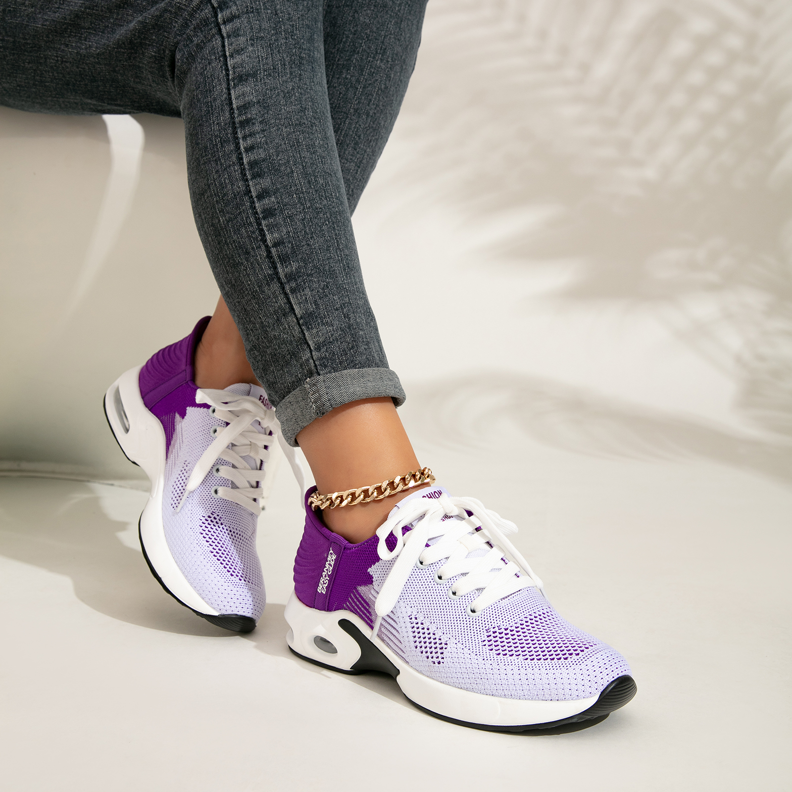 Breathable Mesh Air Cushion Sneakers