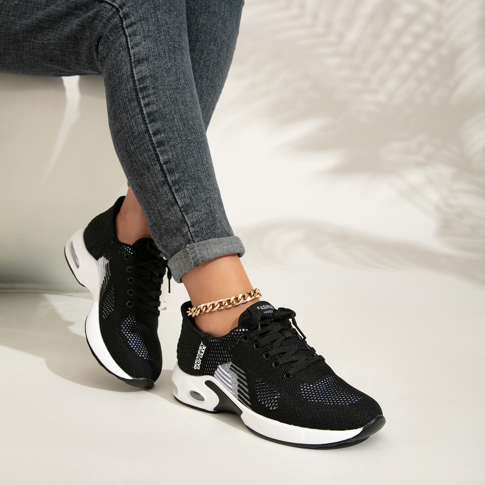 Breathable Mesh Air Cushion Sneakers