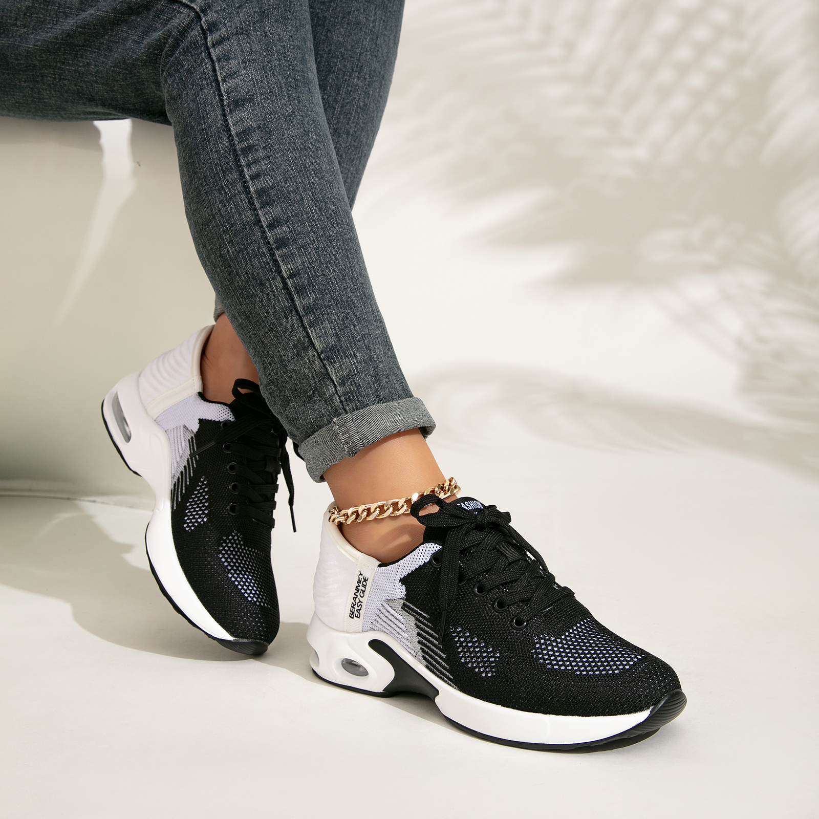 Breathable Mesh Air Cushion Sneakers