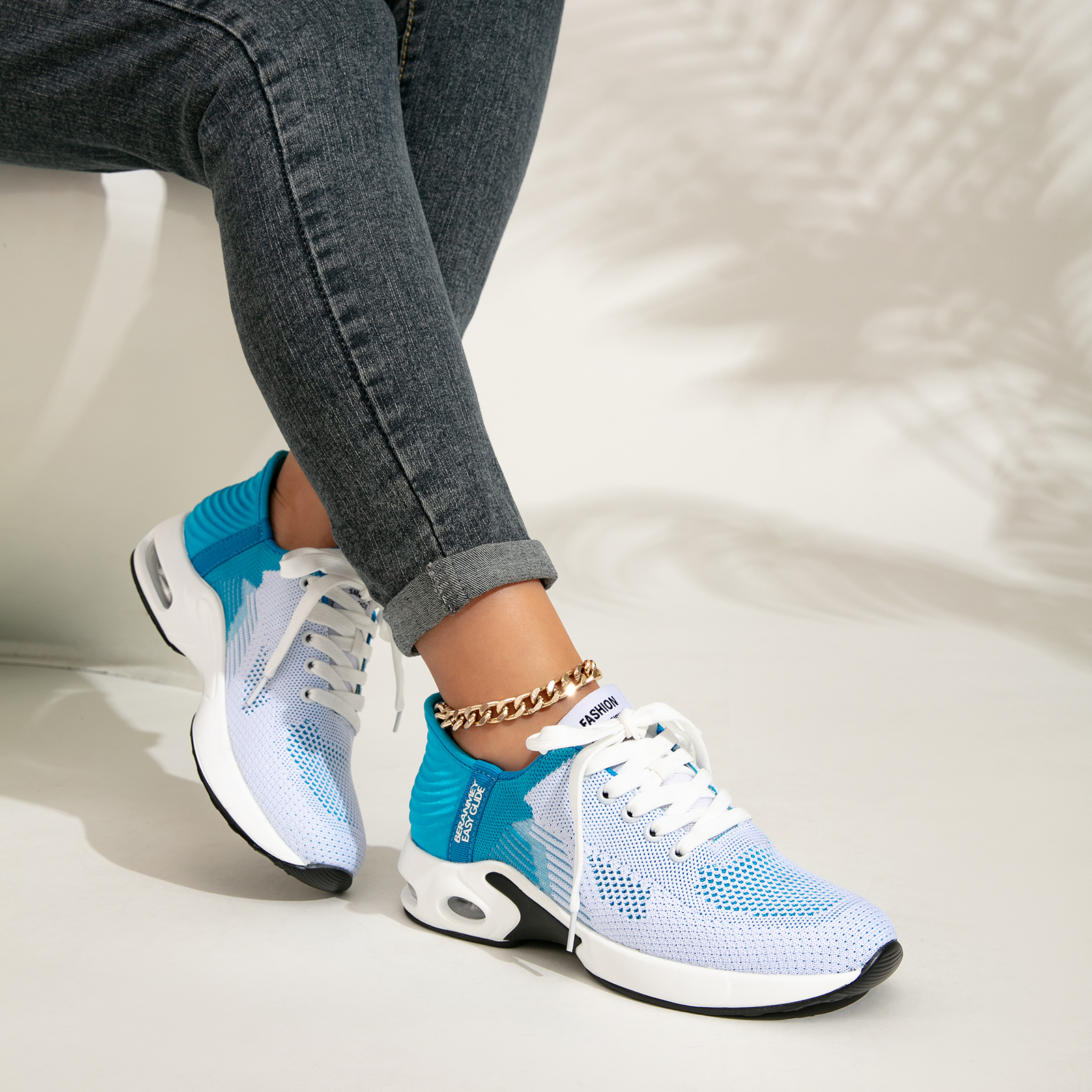 Breathable Mesh Air Cushion Sneakers