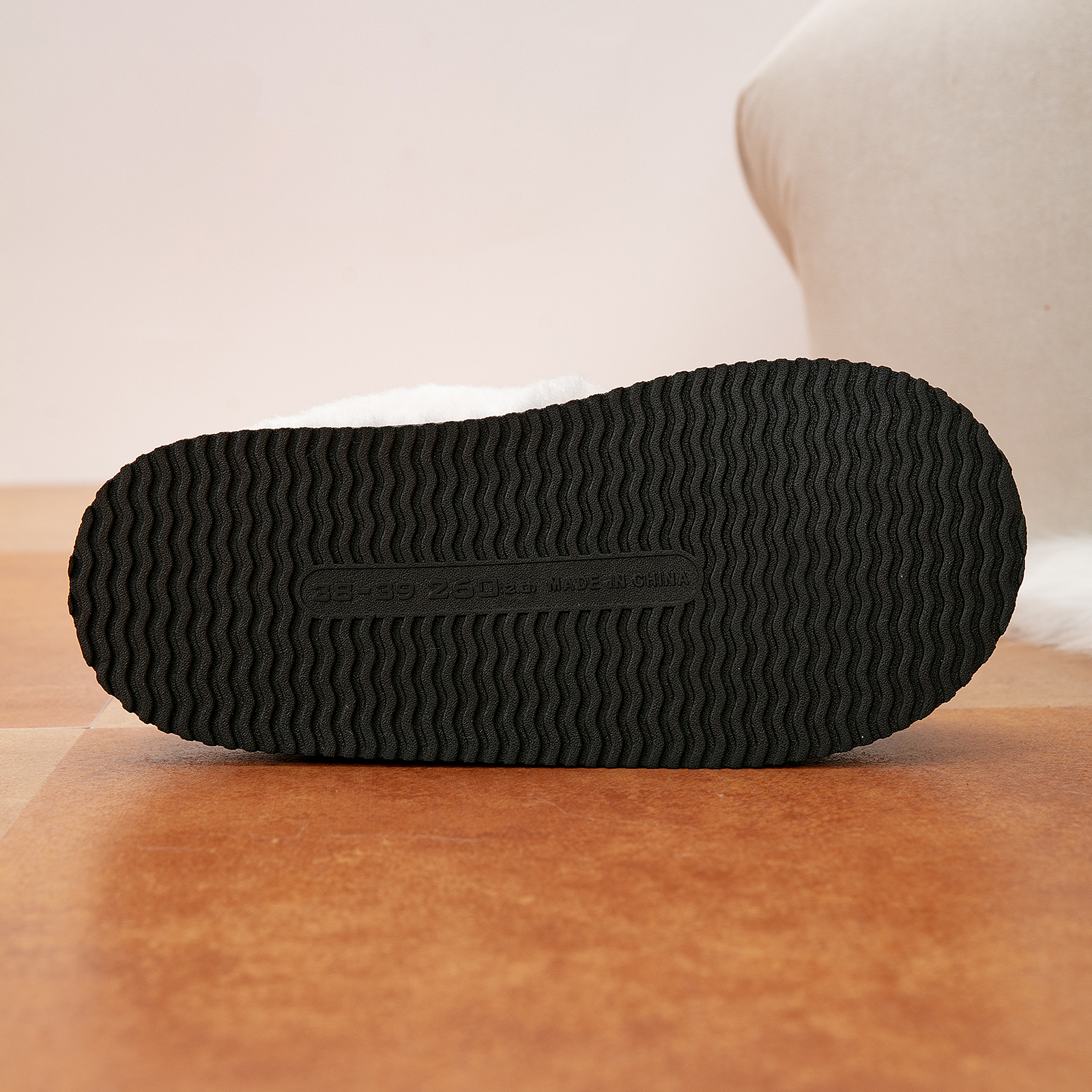 Ankle Slippers with Anti-Slip Sole 