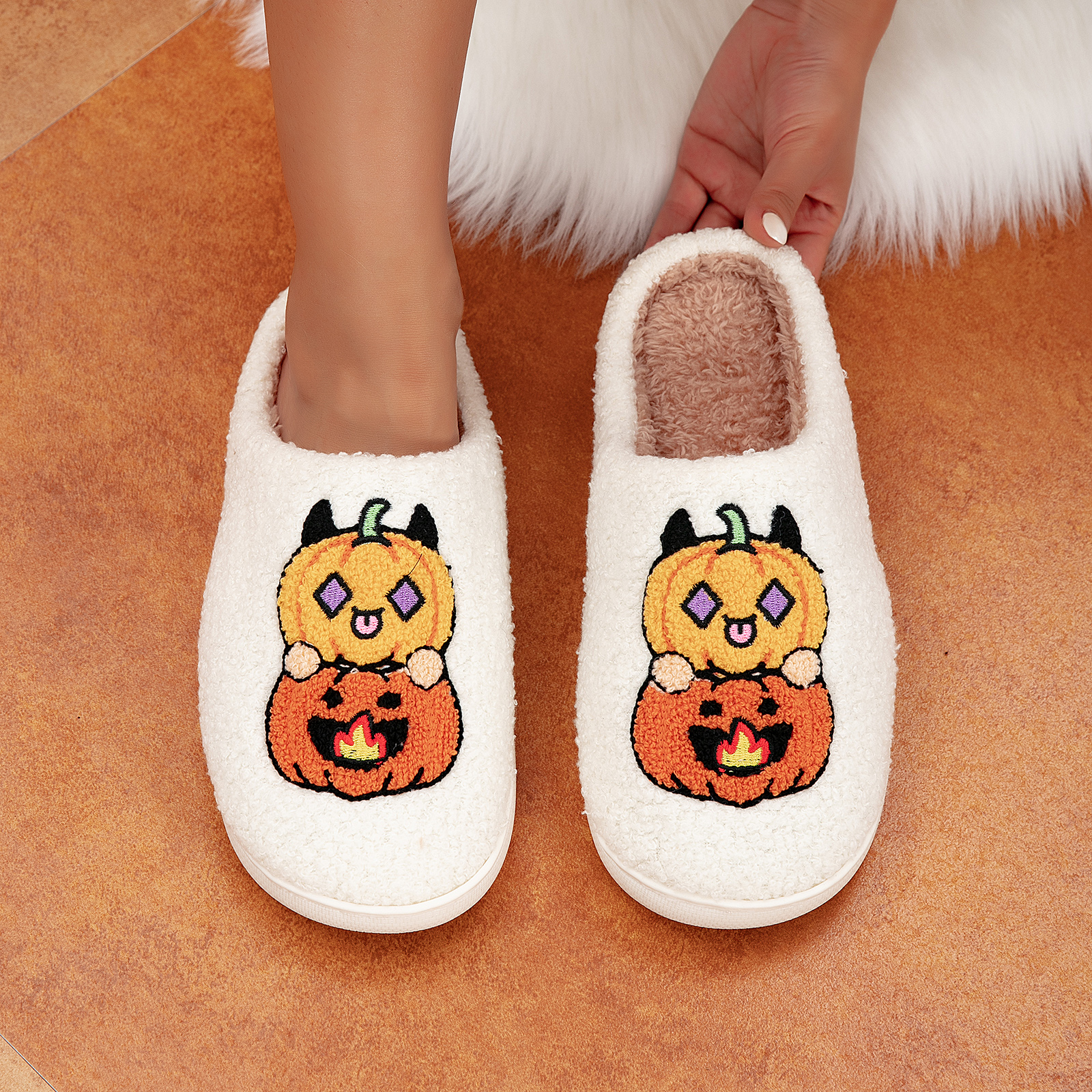Cute Halloween Slippers Perfect Soft Plush 