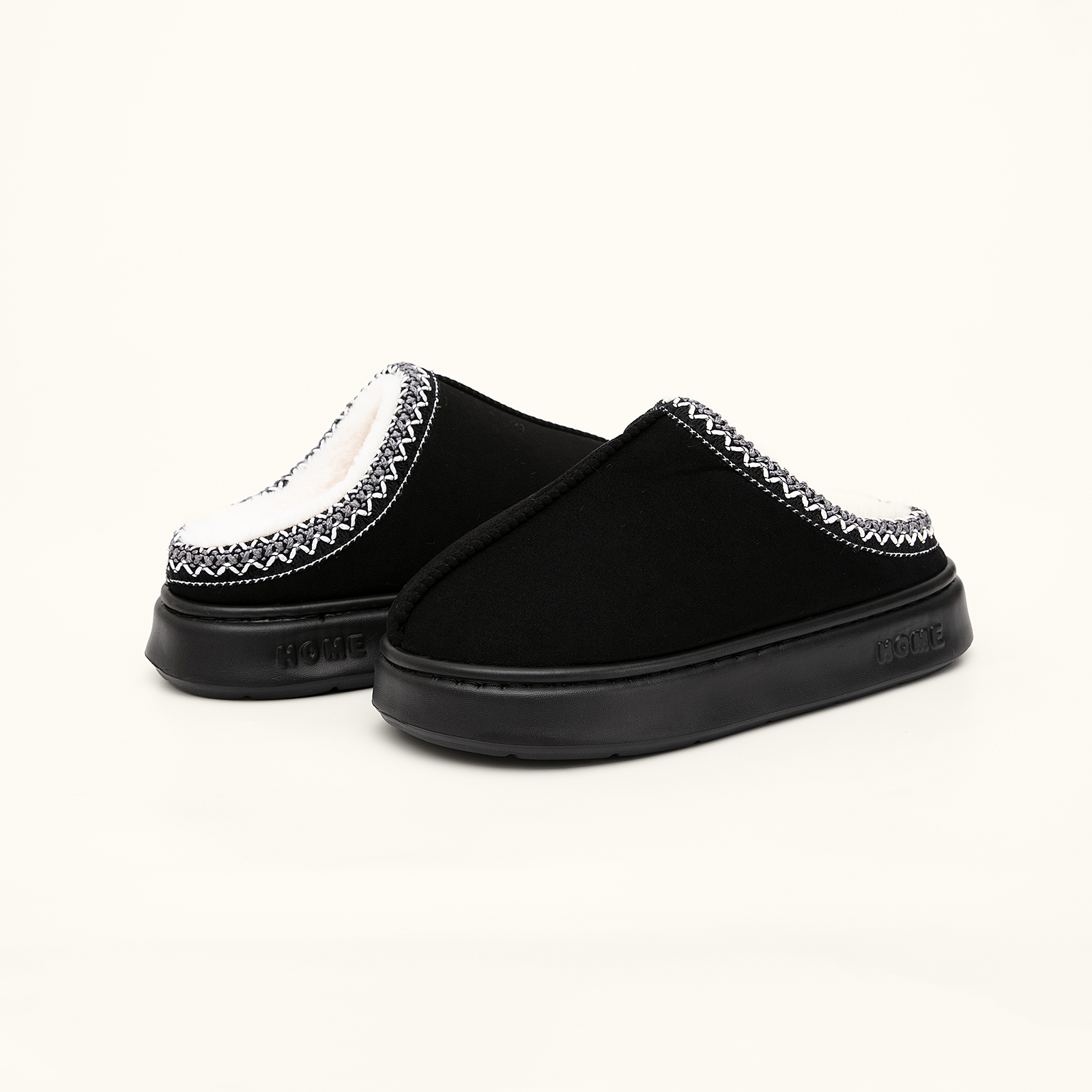 Short Ankle Slippers with Anti-Slip Sole 