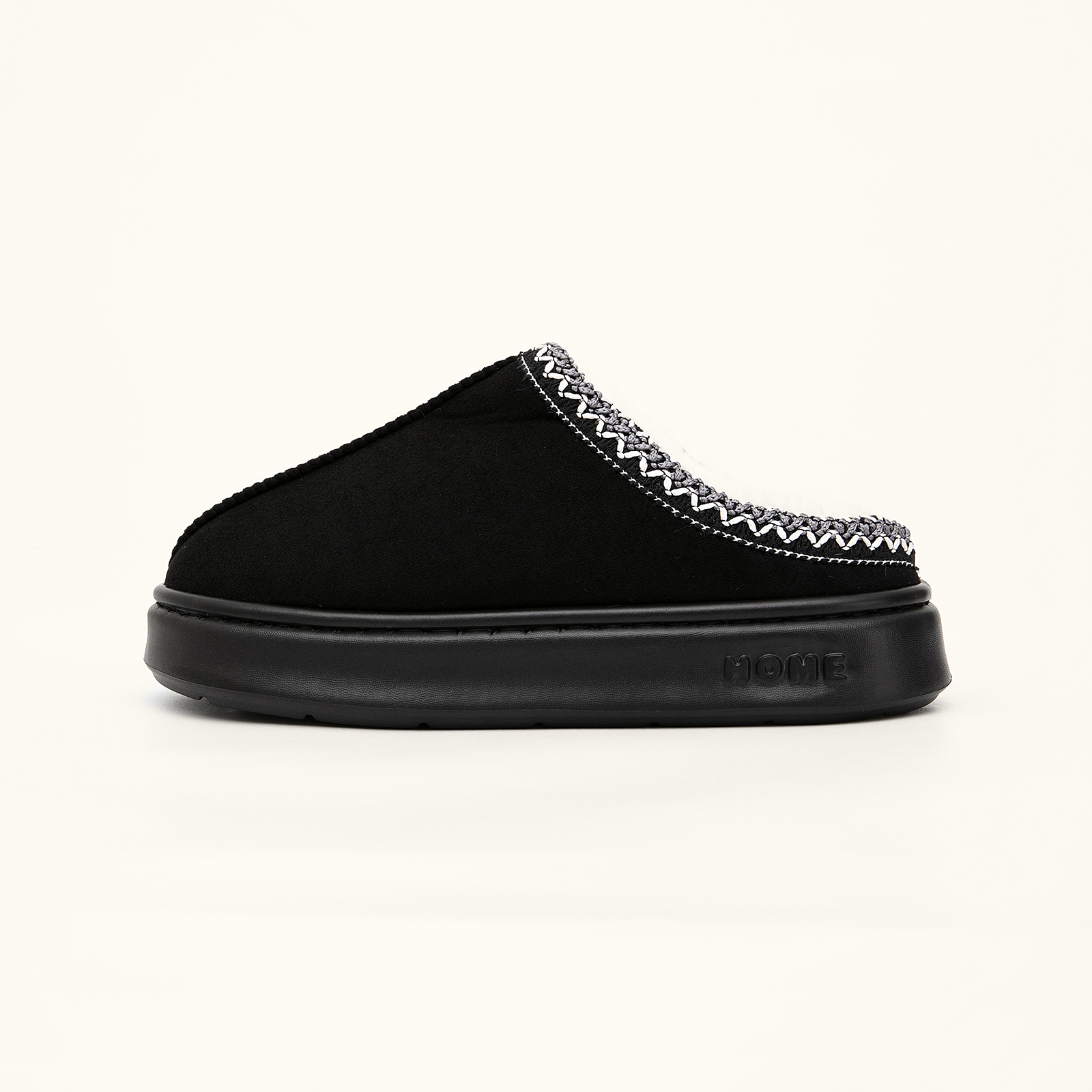 Cozy Platform Fuzzy Slippers for Women and Men Short Ankle Slippers with Anti-Slip Sole 