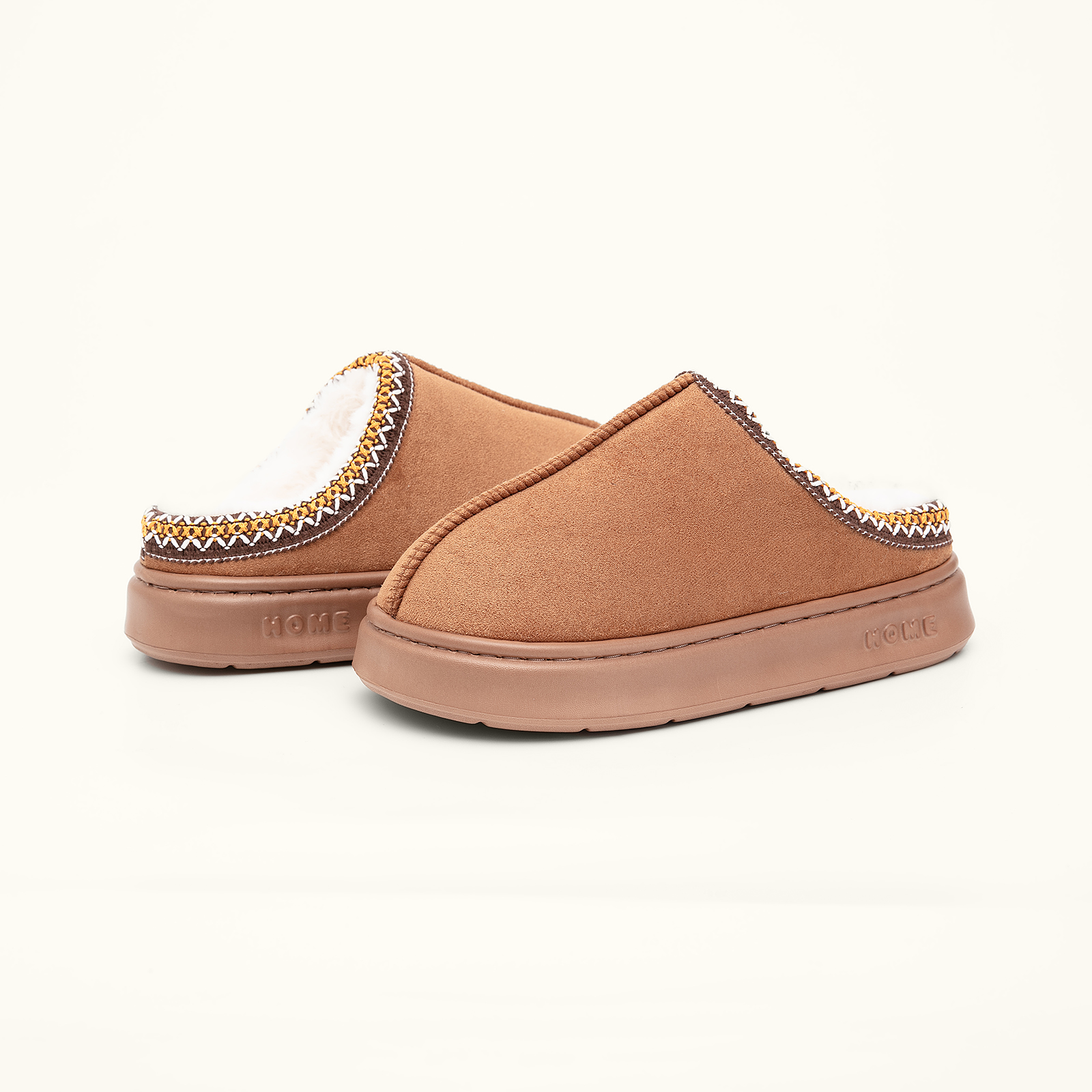 Short Ankle Slippers with Anti-Slip Sole 