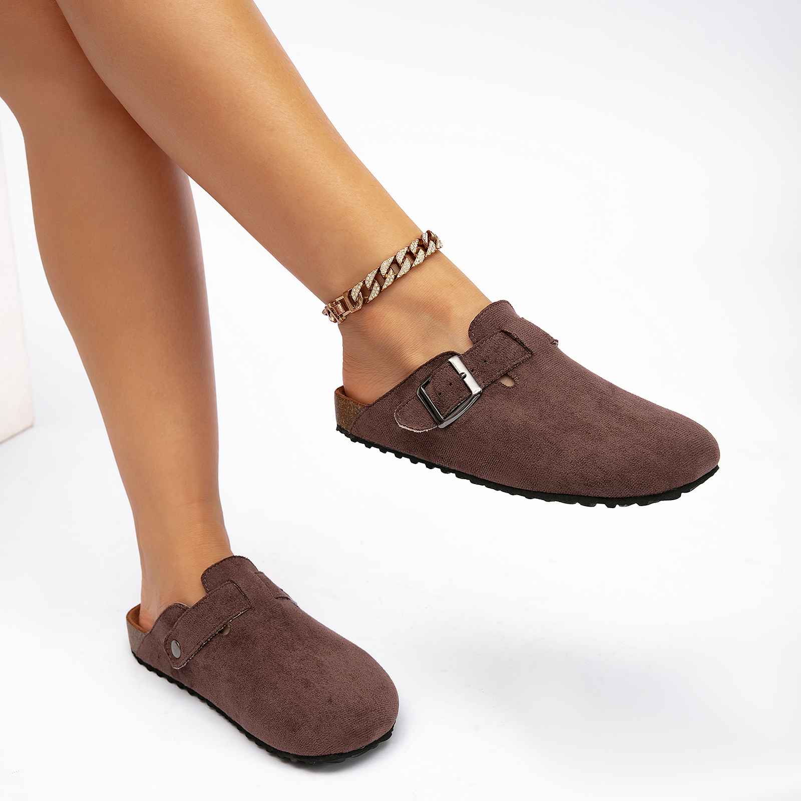 Women's Clogs & Mules Shoes Stylish Comfort Potato Clogs Shoes with Arch Support Cork Footbed 