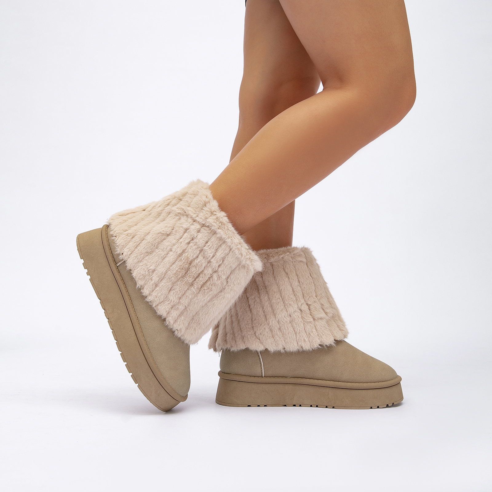 Women's Snow Boots Fashionable and Warm  Winter Boots 