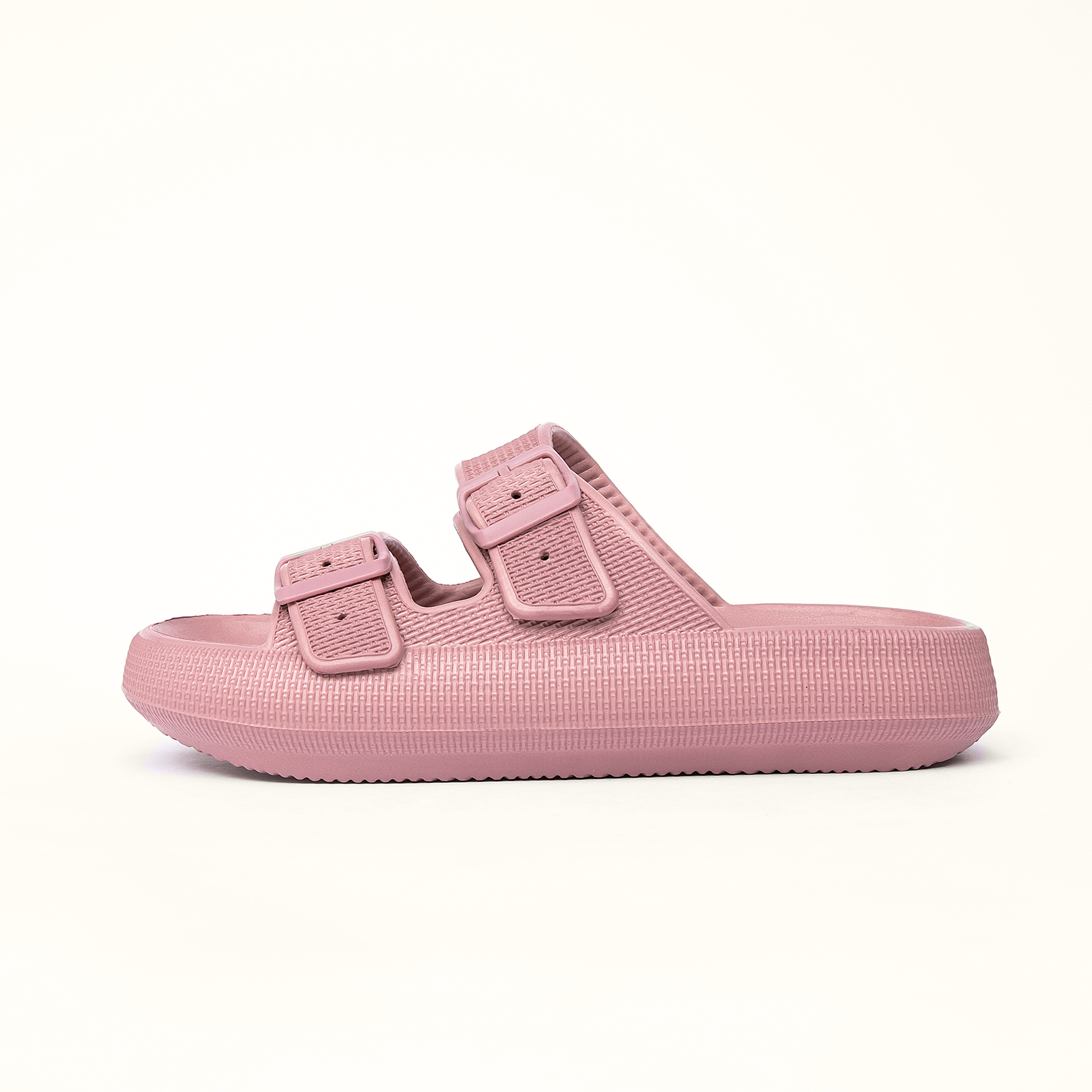  Double Buckle Adjustable Slides Sandals for Women and Men 