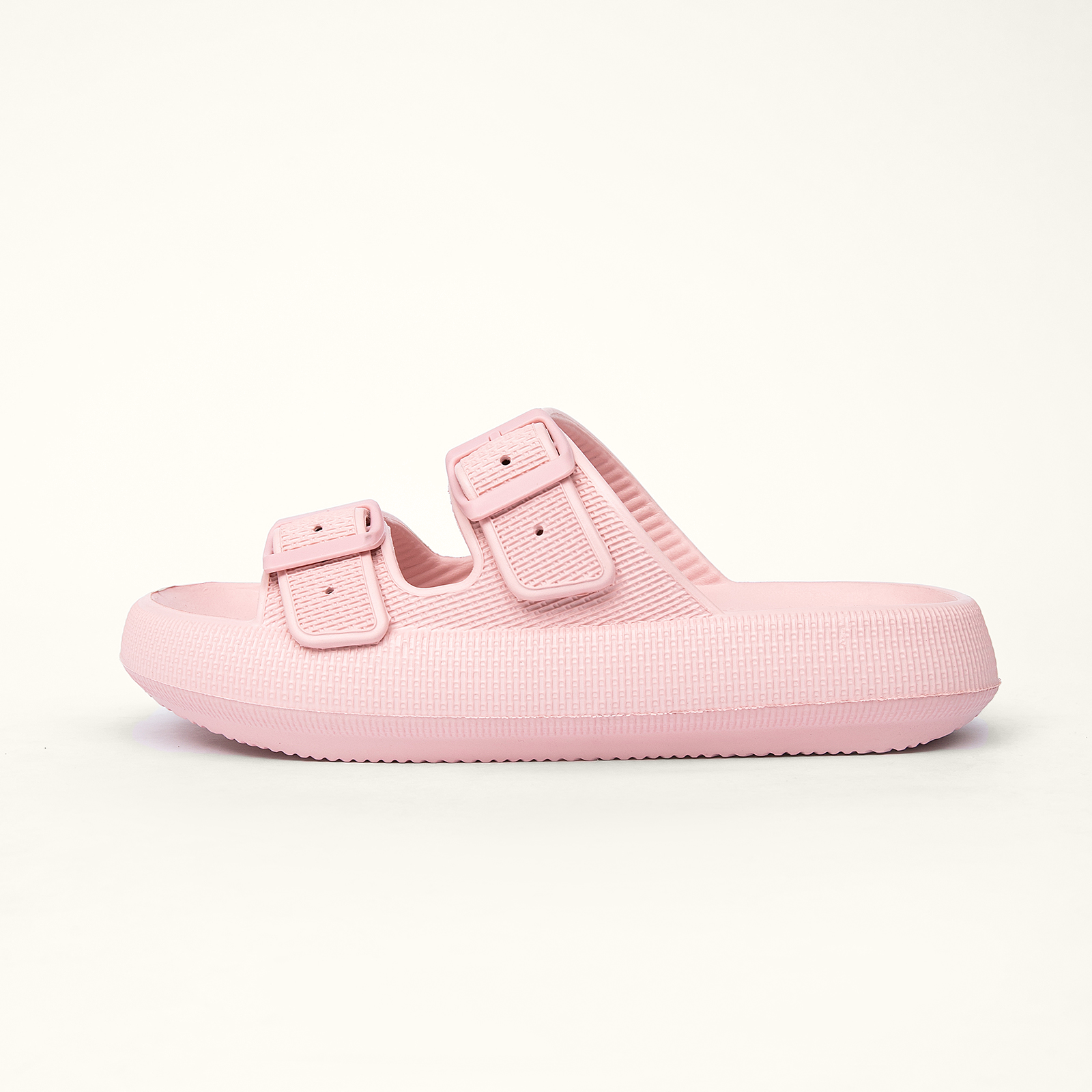  Double Buckle Adjustable Slides Sandals for Women and Men 