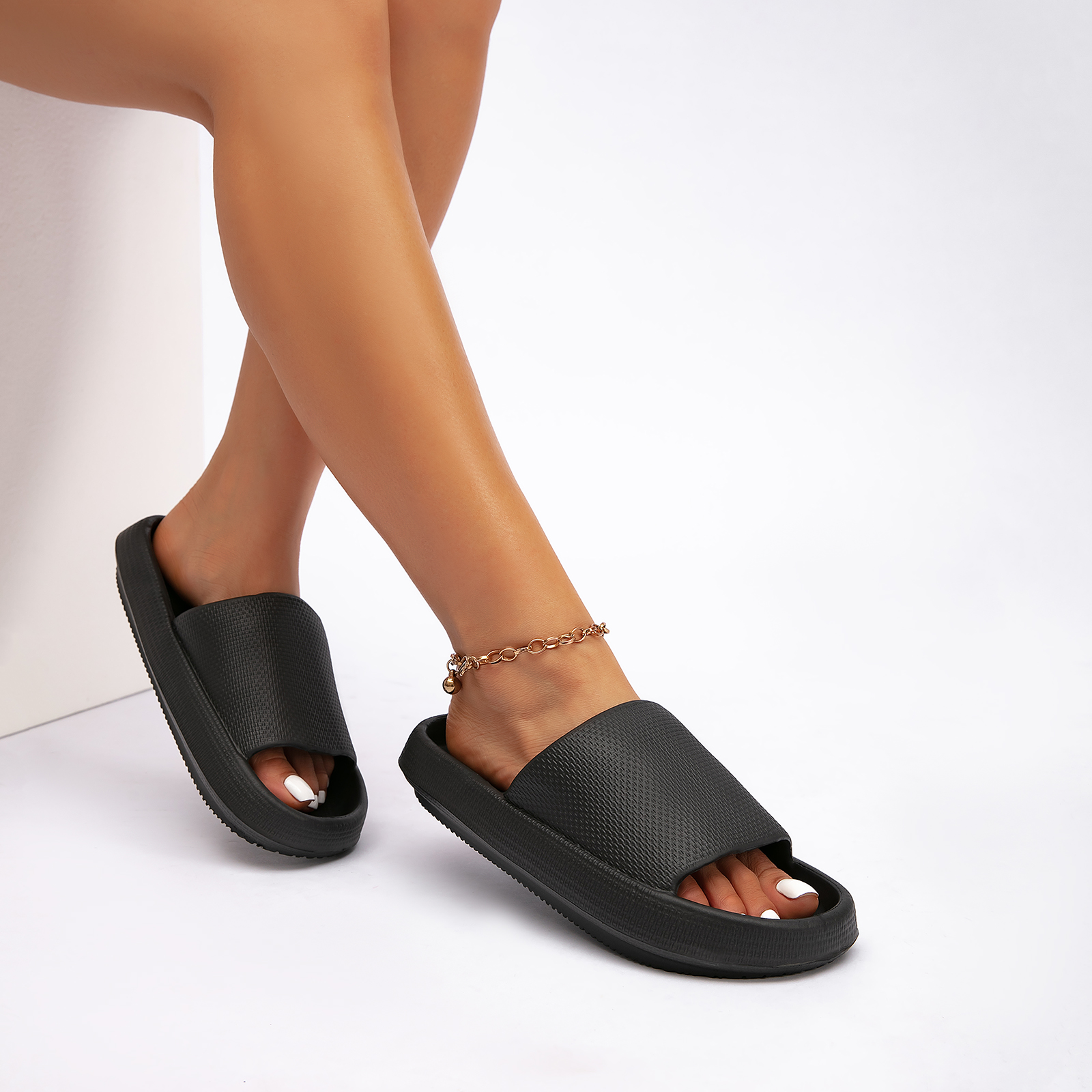  Comfort Non-Slip Lightweight Cloud Sandals for Women and Men Pillow House Sandals Shower Shoes 