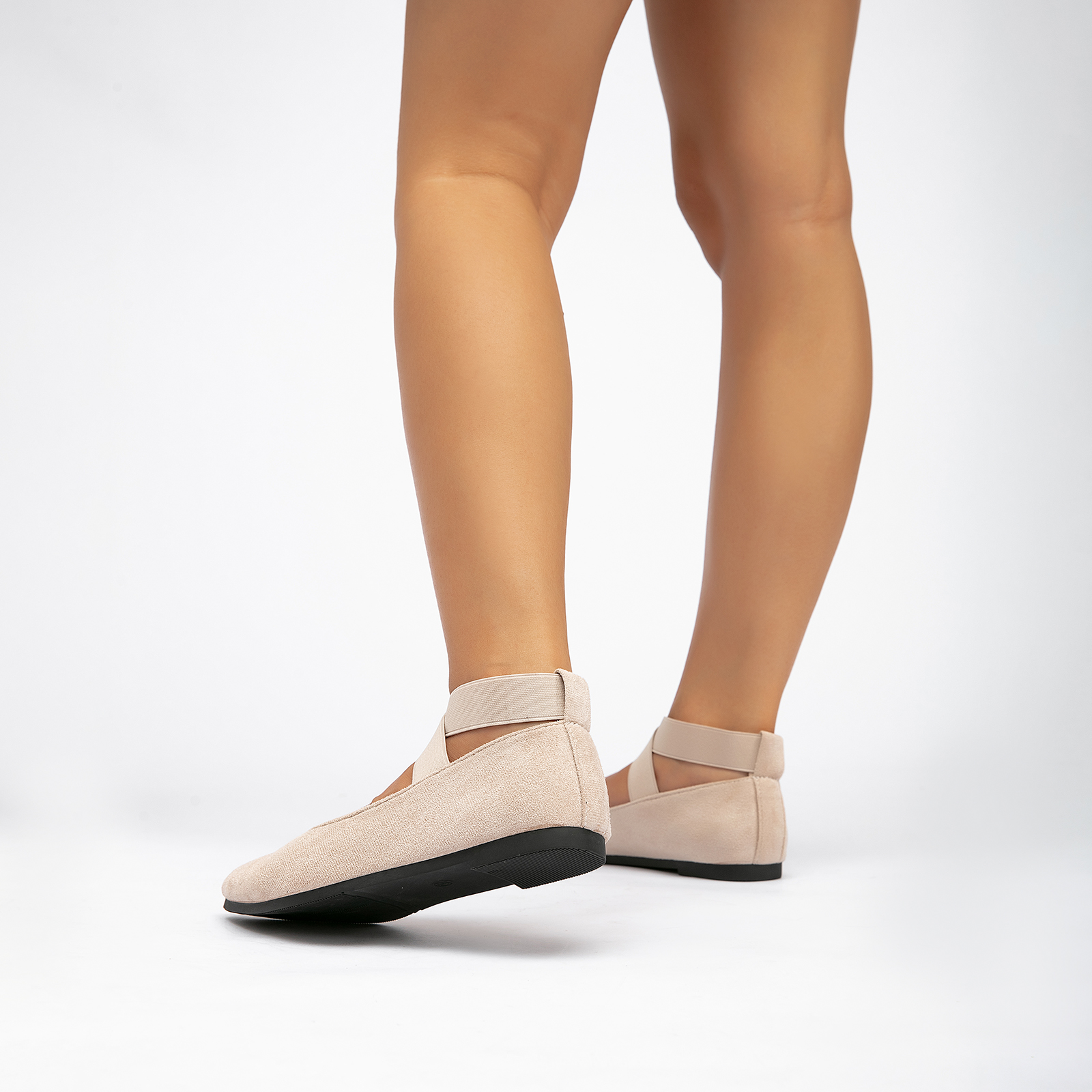  Casual Women's Ballet Flats Shoes Ankle Elastic Criss-Cross Ballet Dress Shoes