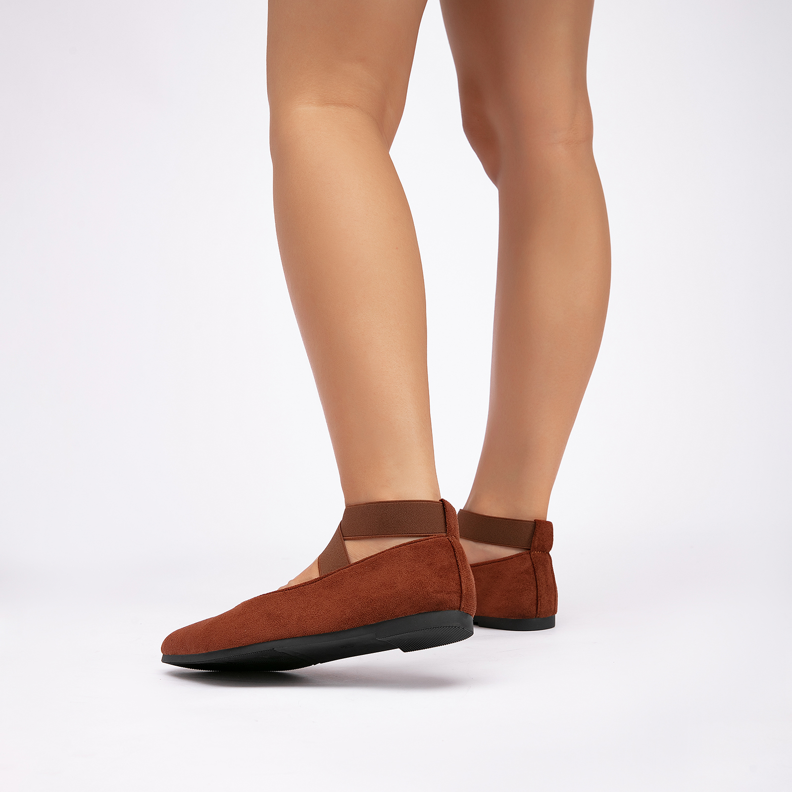  Casual Women's Ballet Flats Shoes Ankle Elastic Criss-Cross Ballet Dress Shoes