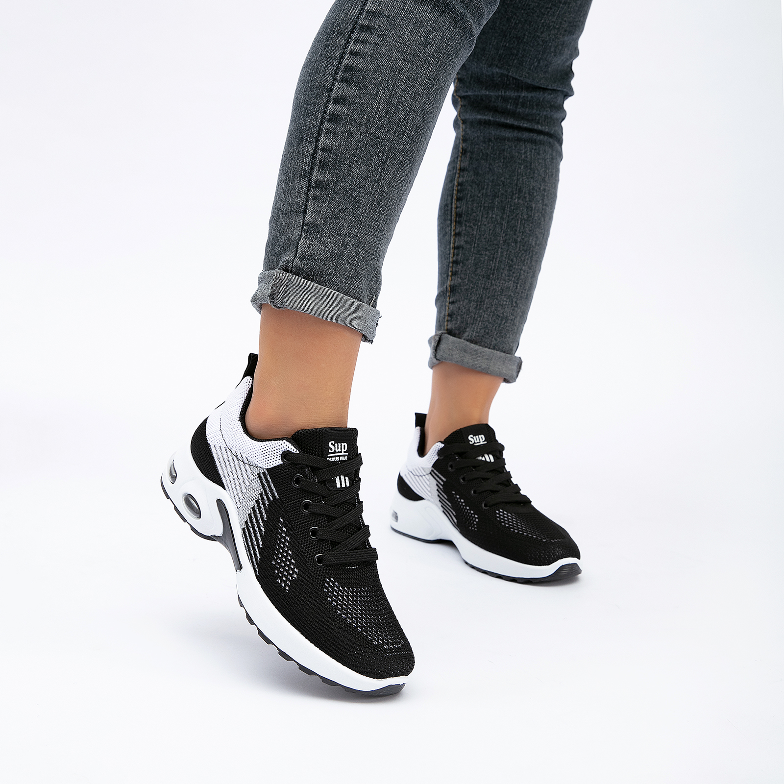 Lightweight Breathable Mesh Air Cushion Sneakers For Women & Man