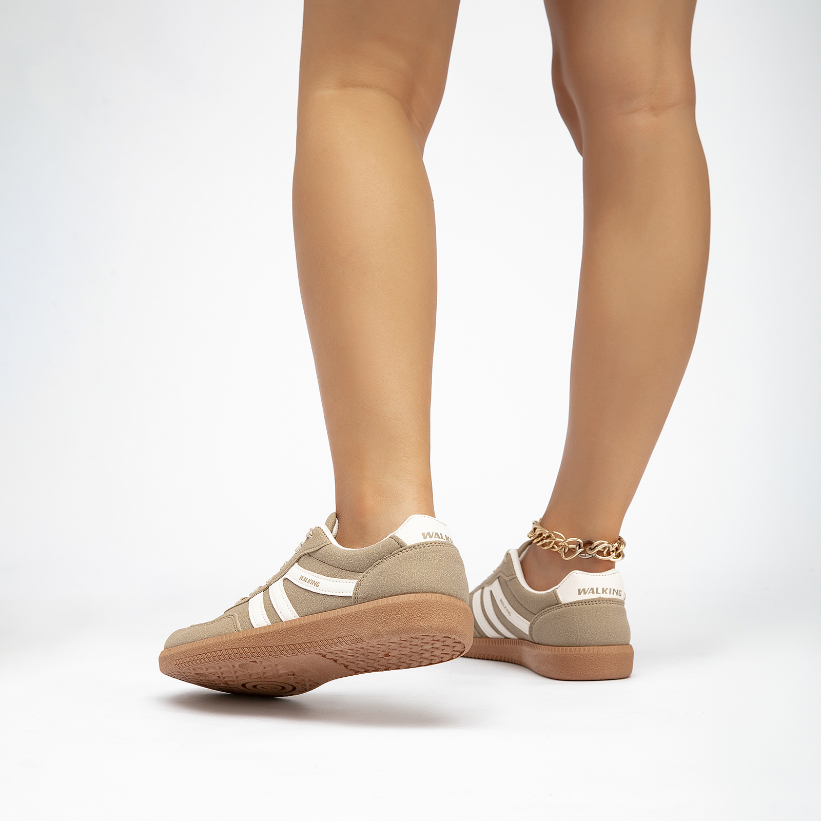  Women's Retro Fashion Sneakers Comfortable Casual Anti Slip Platform Low-Top Sneakers