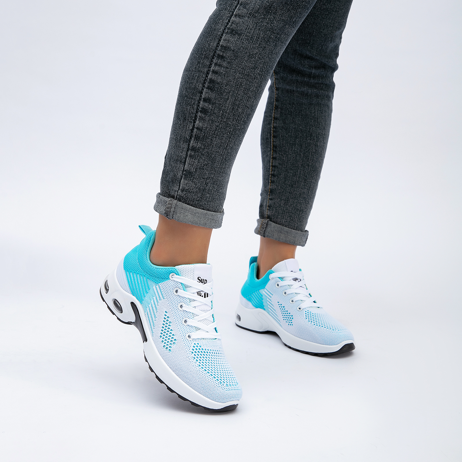 Lightweight Breathable Mesh Air Cushion Sneakers For Women & Man