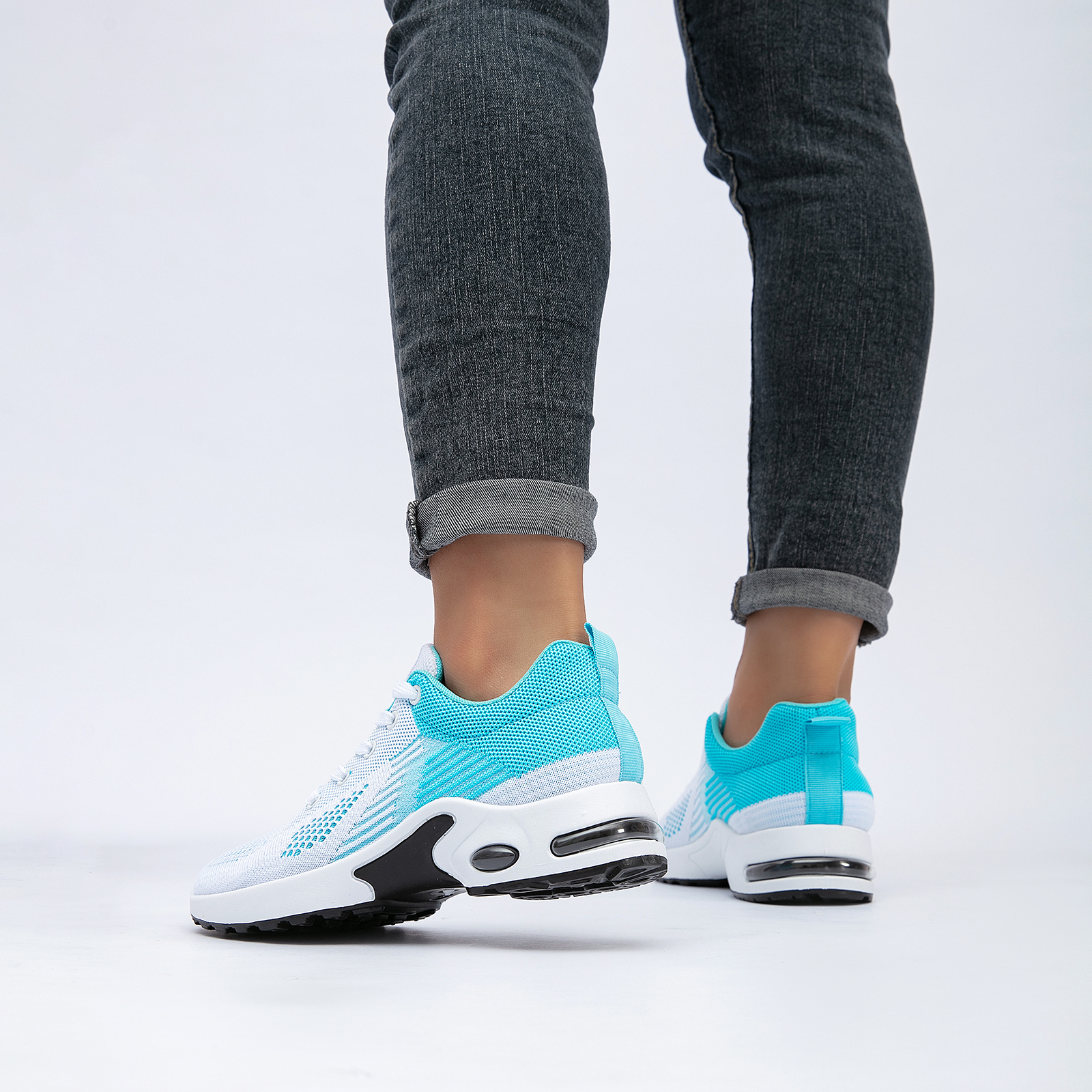 Lightweight Breathable Mesh Air Cushion Sneakers For Women & Man