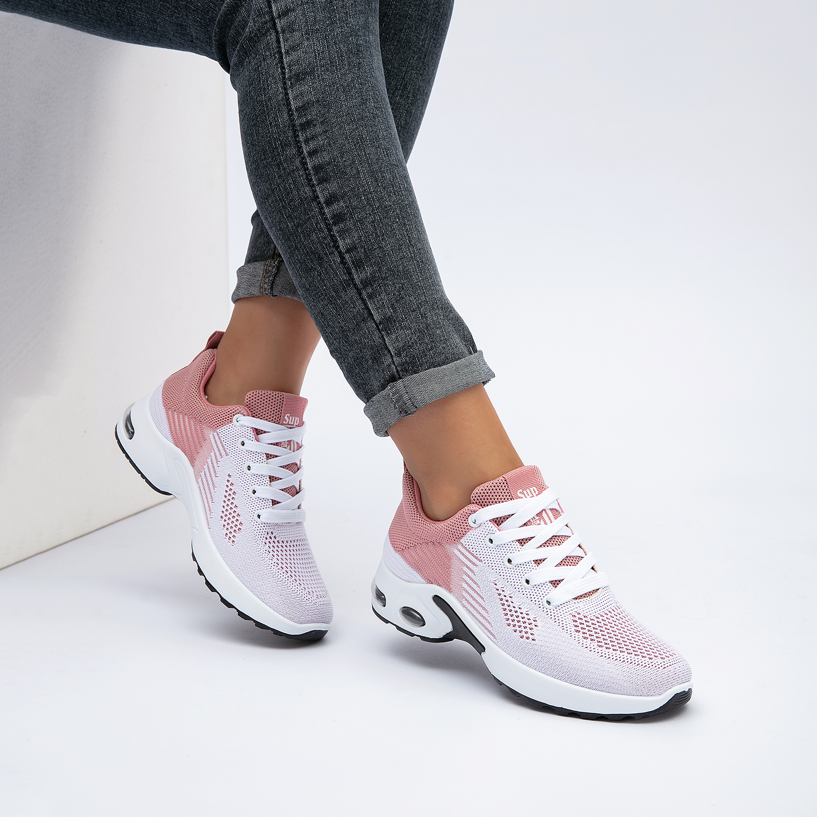 Lightweight Breathable Mesh Air Cushion Sneakers For Women & Man