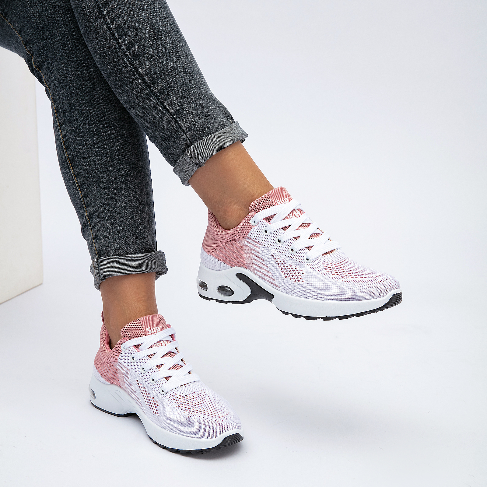 Lightweight Breathable Mesh Air Cushion Sneakers For Women & Man