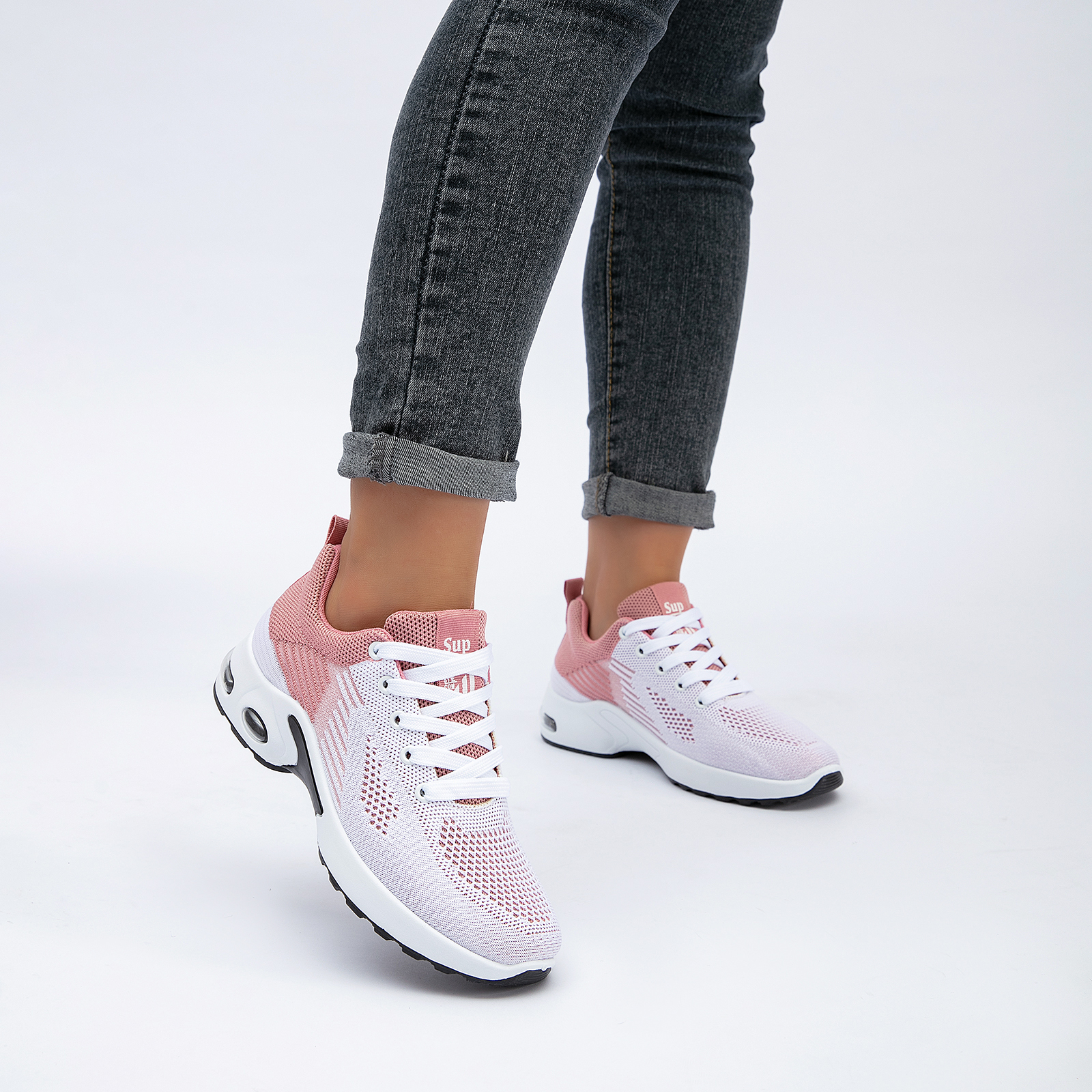 Lightweight Breathable Mesh Air Cushion Sneakers For Women & Man