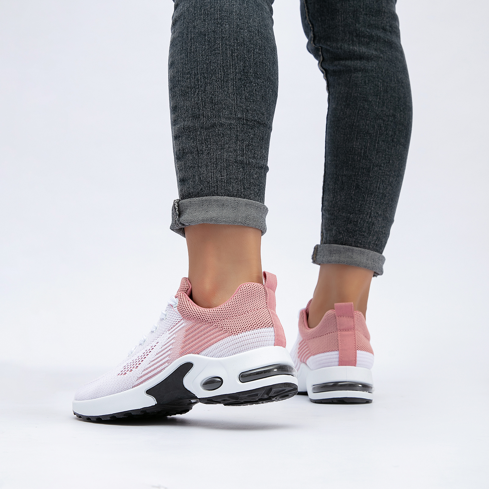 Lightweight Breathable Mesh Air Cushion Sneakers For Women & Man