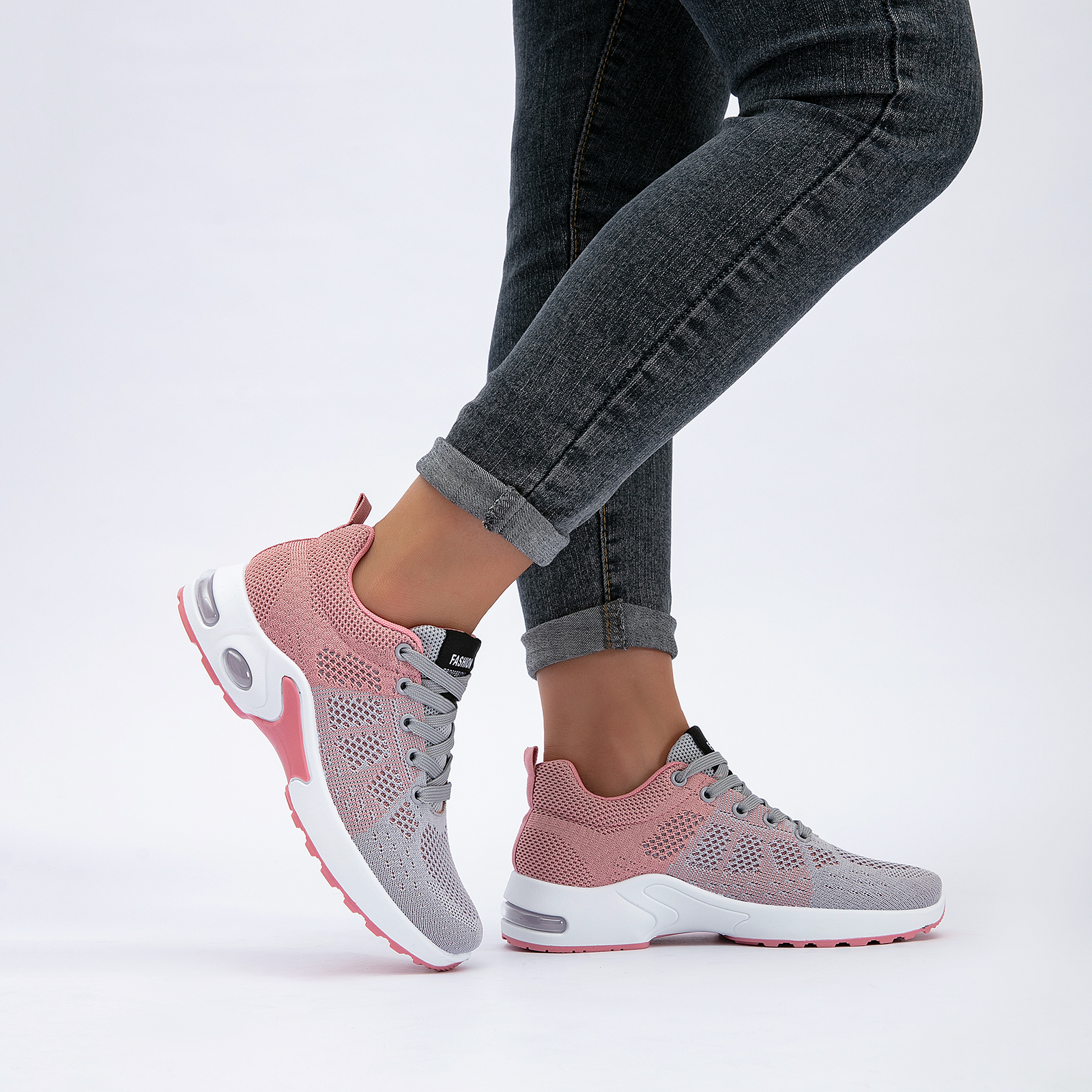 Women's Comfort Sneakers Lightweight Breathable Mesh Walking Shoes with Air Cushion
