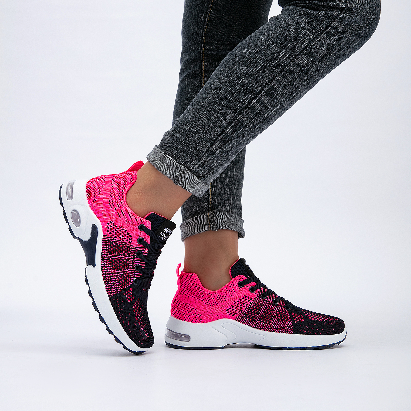 Women's Comfort Sneakers Lightweight Breathable Mesh Walking Shoes with Air Cushion