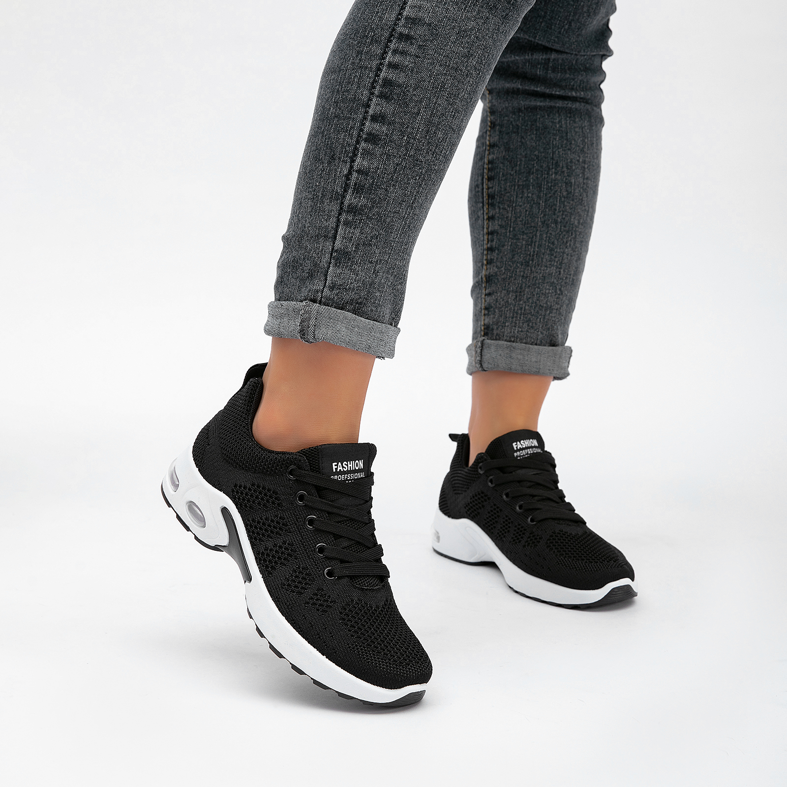 Women's Comfort Sneakers Lightweight Breathable Mesh Walking Shoes with Air Cushion