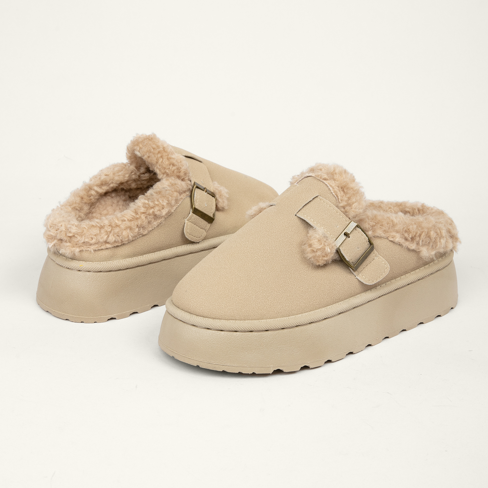 Furry Slippers For Women Cozy Warm Cotton Booties 