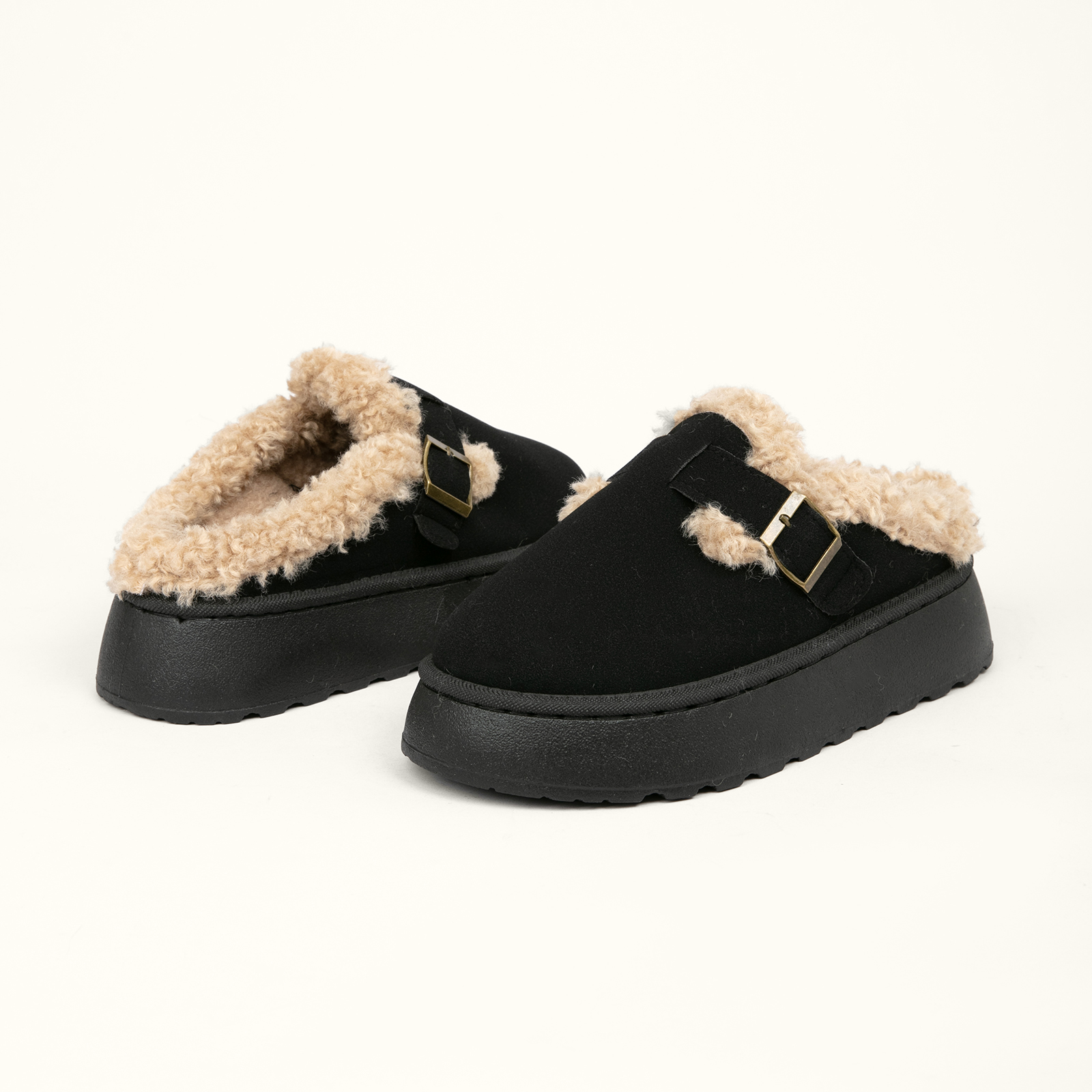Furry Slippers For Women Cozy Warm Cotton Booties 