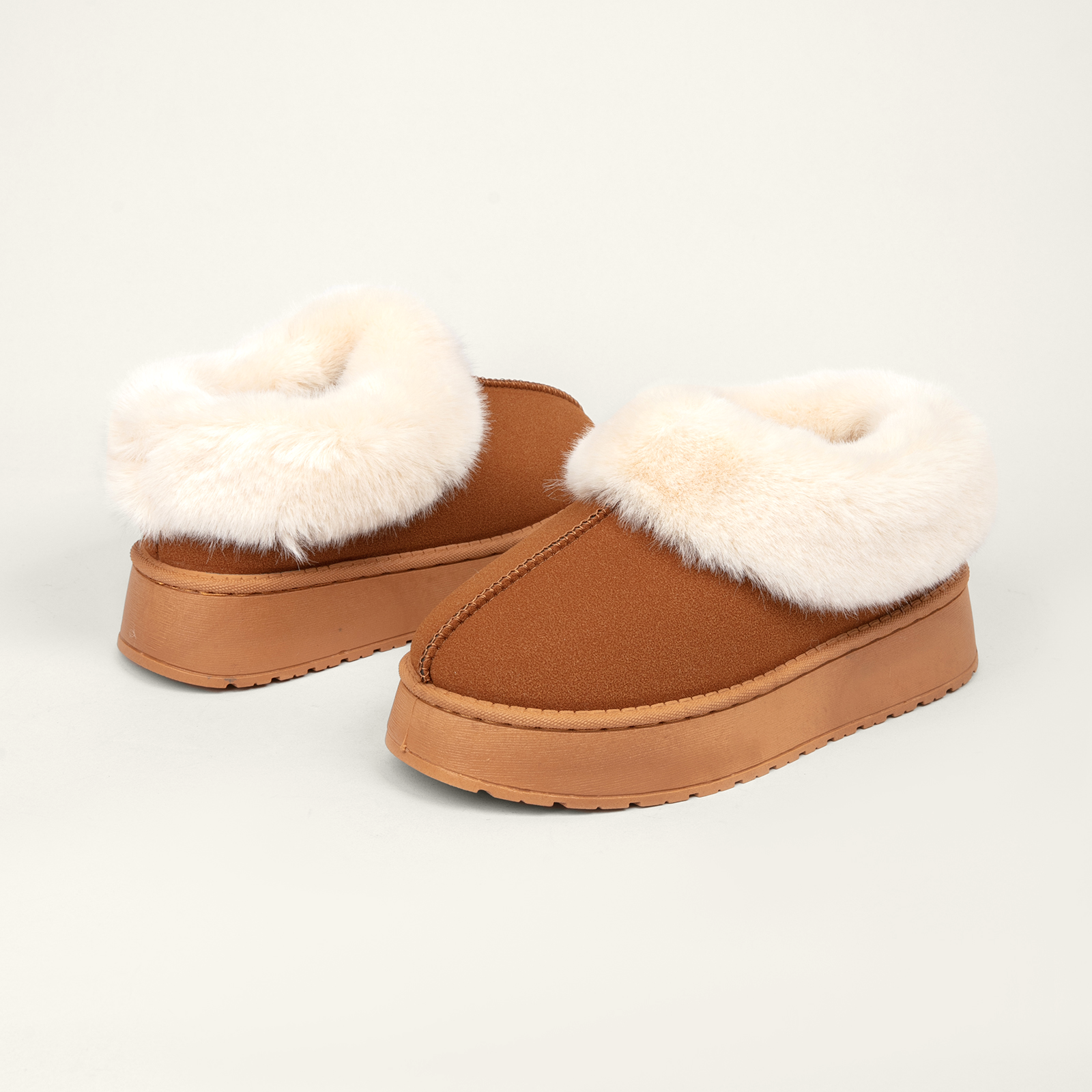 Stylish Cozy Plush Sports Boots Ankle Anti-Slip