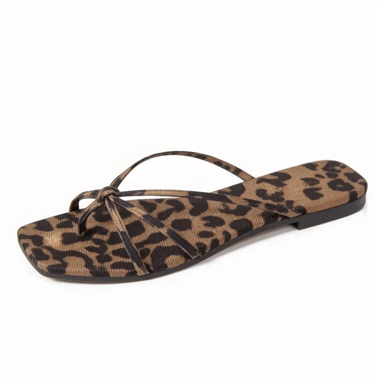 Flat Strappy Flip Flops Sandals