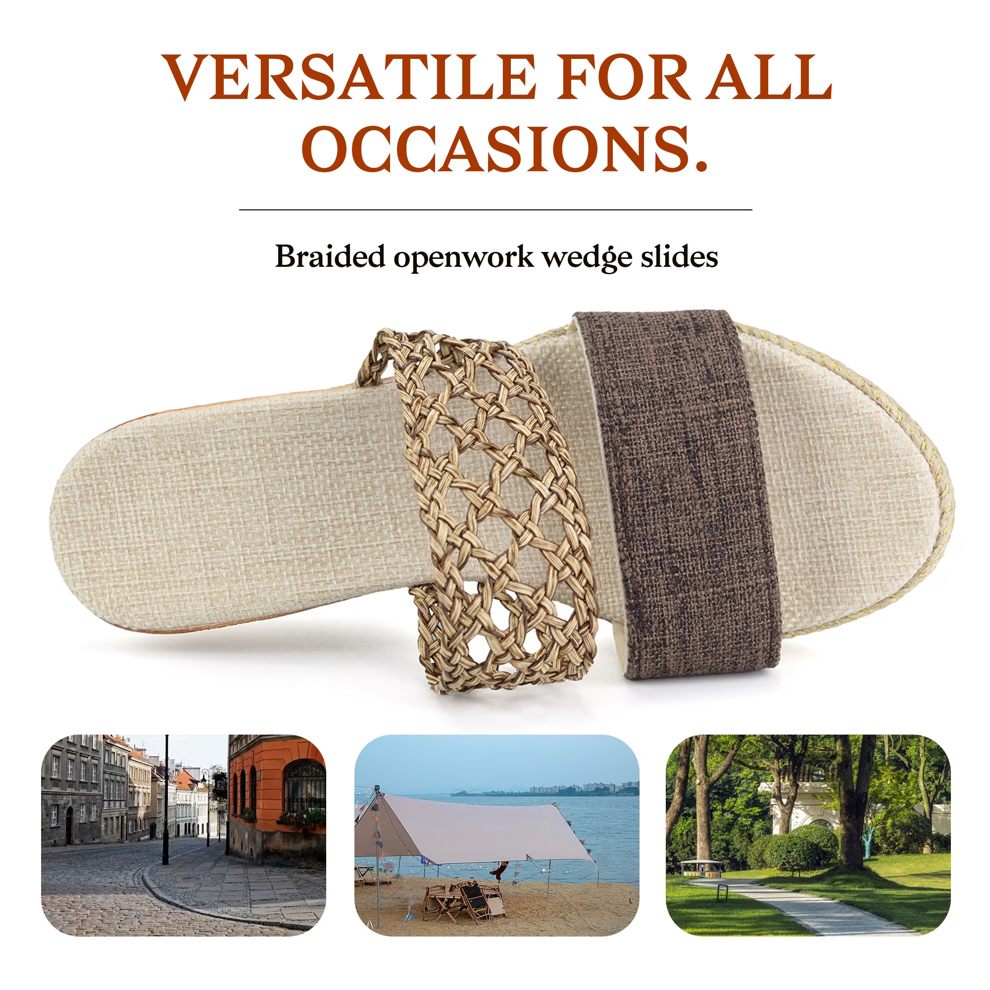 Women's Wedge Heel Espadrille Sandals