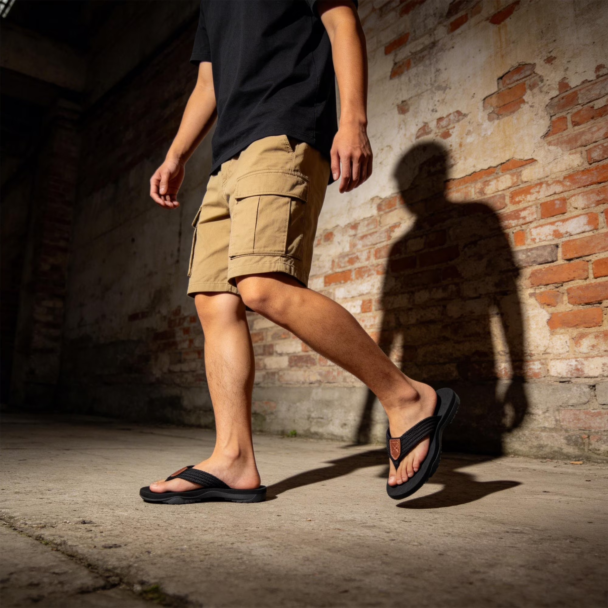 Men's Flip Flops with Arch Support