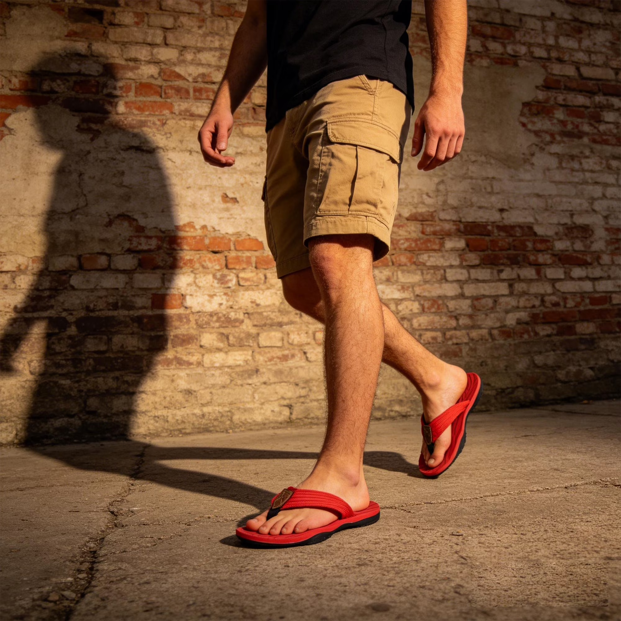 Men's Flip Flops with Arch Support