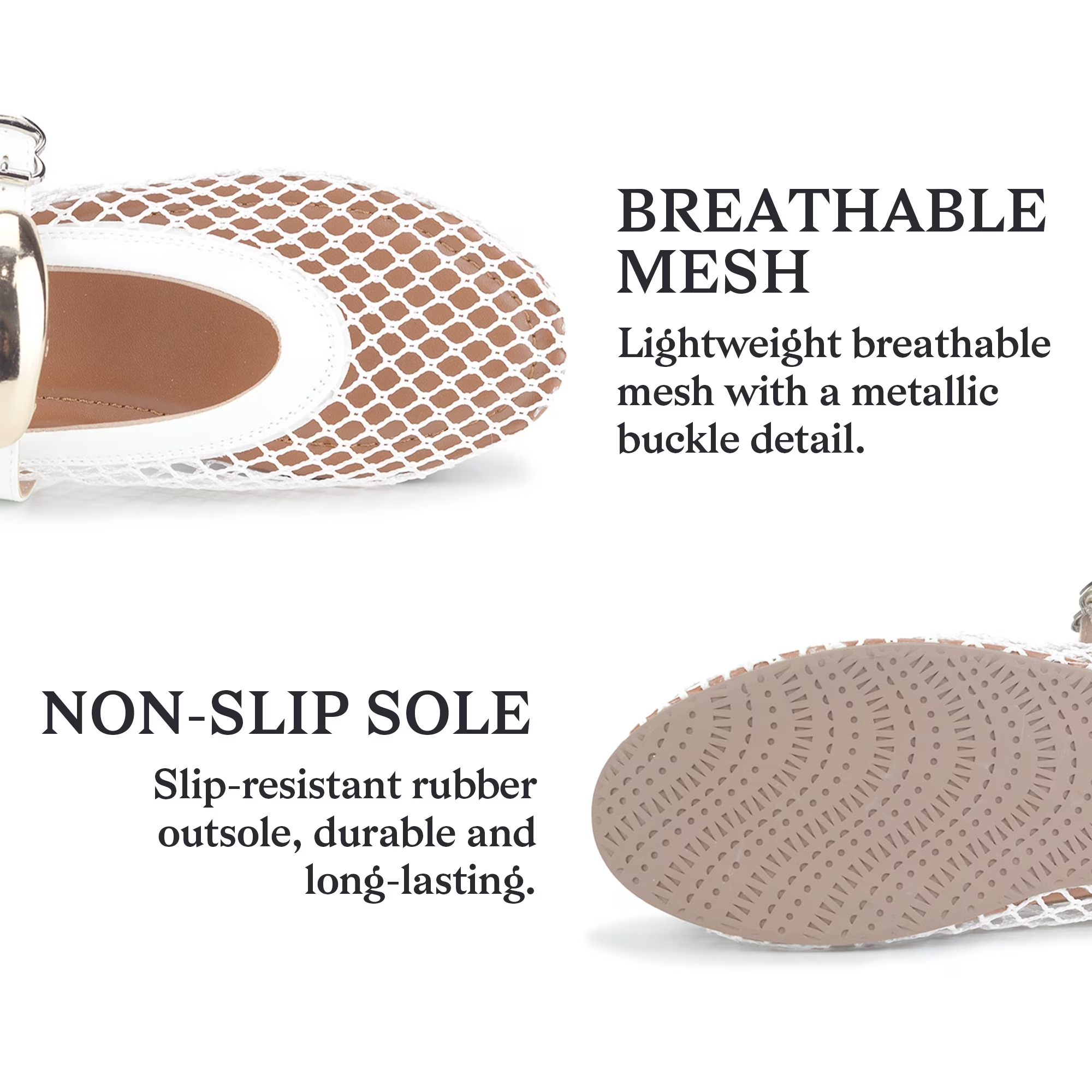 Women's Breathable Closed Toe Mesh Sandals