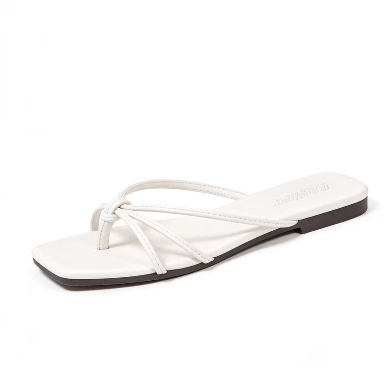 Flat Strappy Flip Flops Sandals