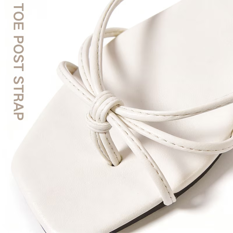 Flat Strappy Flip Flops Sandals