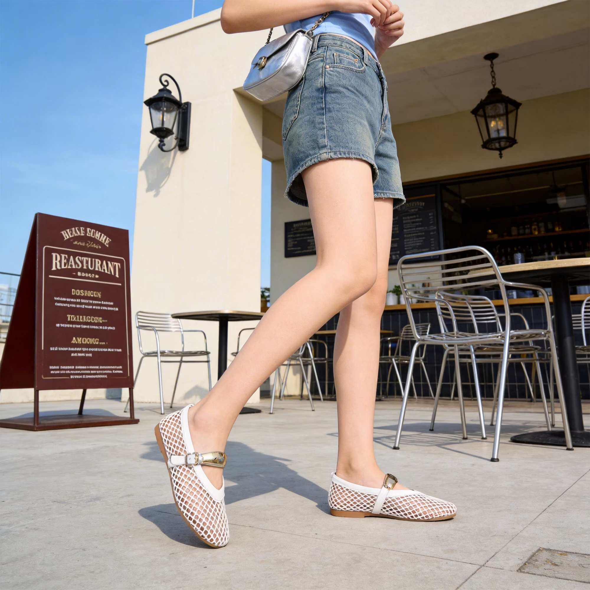 Women's Breathable Closed Toe Mesh Sandals