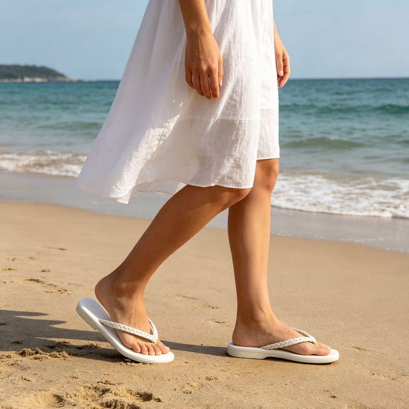 Woven Flip Flops for Women