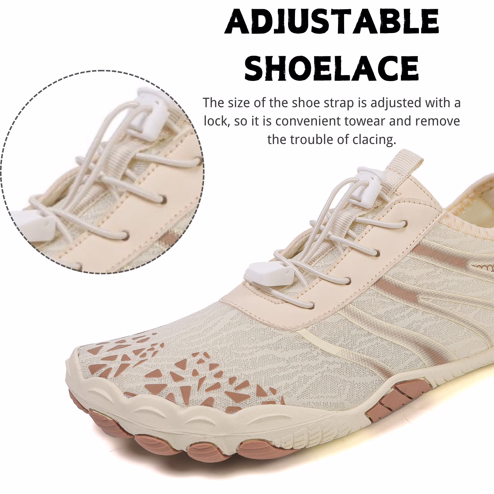 Women's Lightweight Sport Barefoot Shoes for Swim Beach