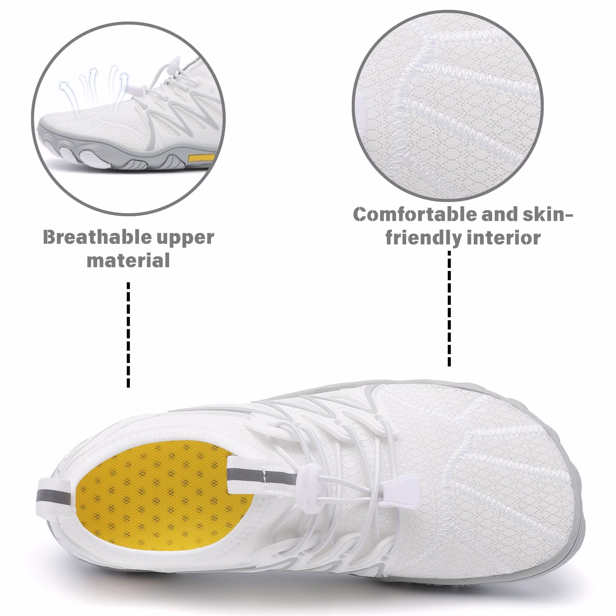 Barefoot Shoes for Women & Men Wide Toe Box Hiking Water Shoes