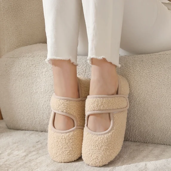  Cozy Women Slippers Comfy House Slippers for Women & Men Wide Diabetic Sock Slippers