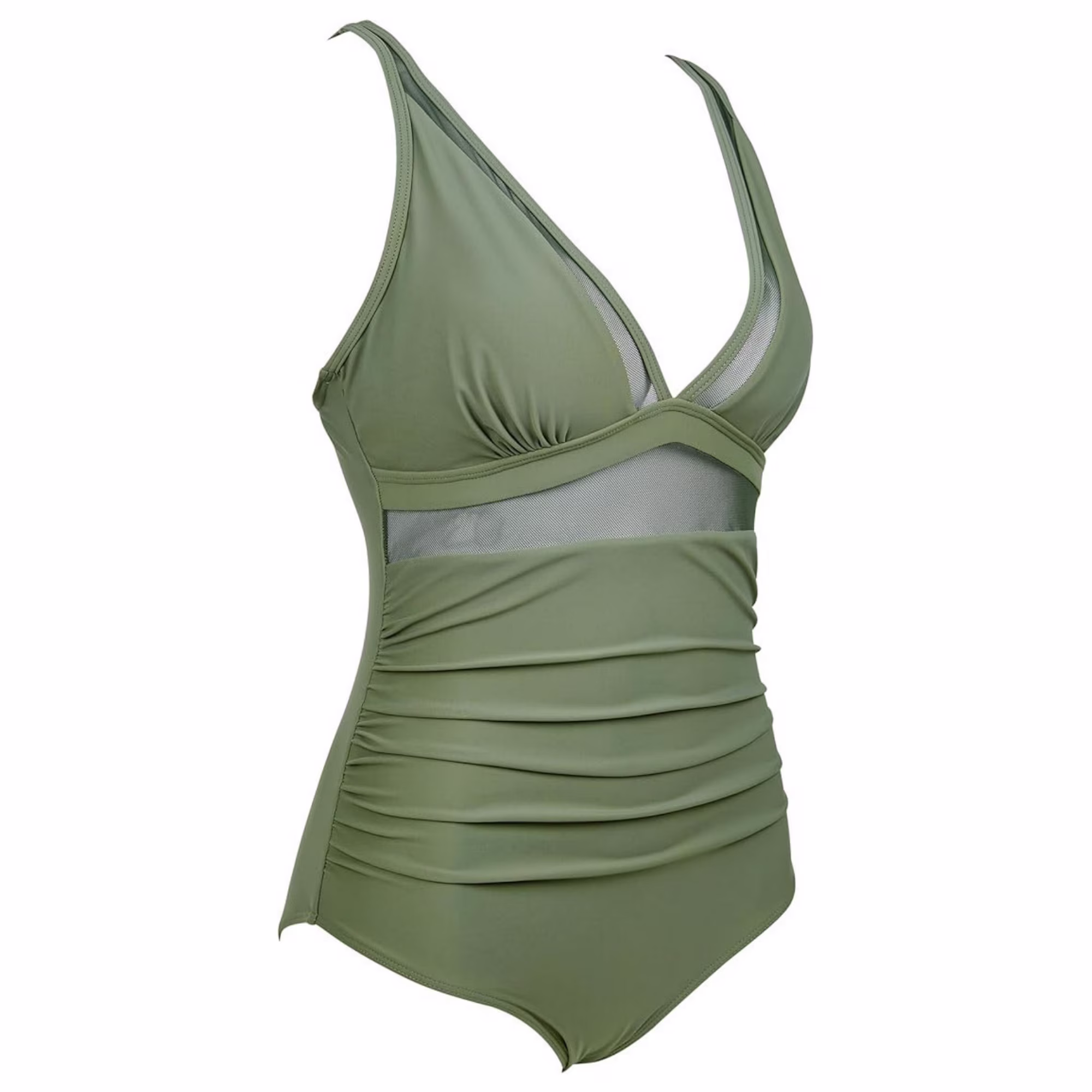 Sexy Mesh Tummy Control One-Pieces Swimwear for Women