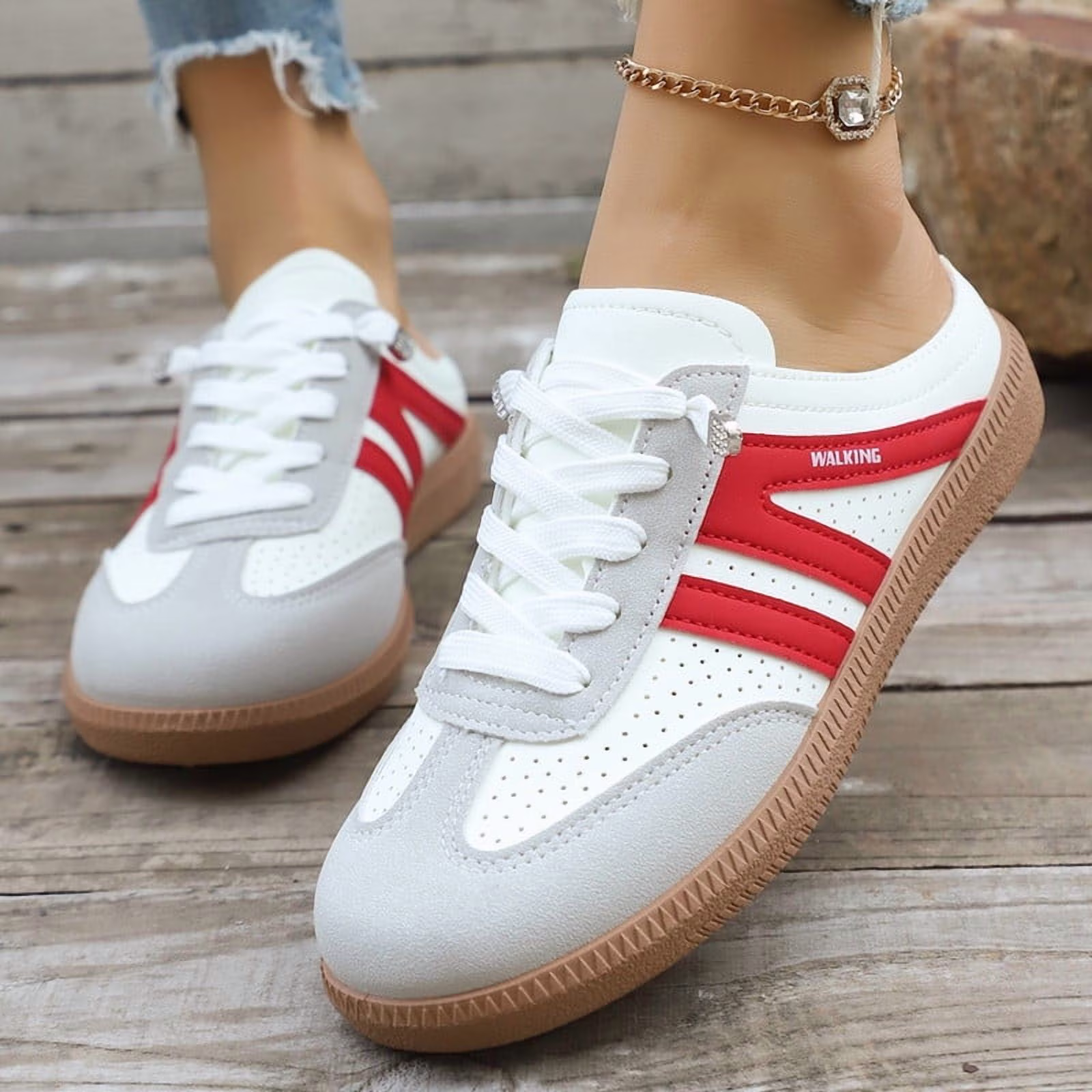 Women's Casual Slip-On Stylish Retro Sneakers