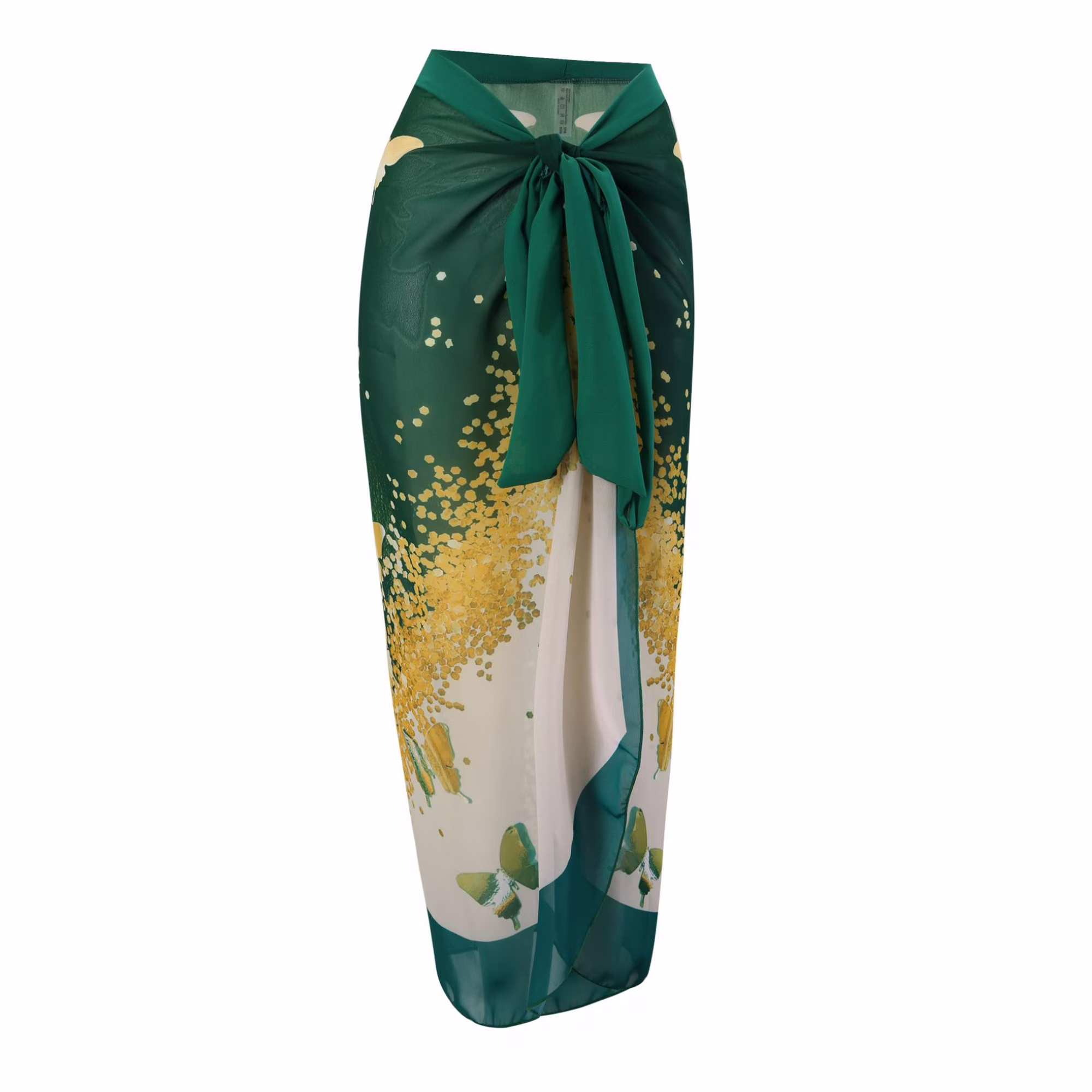 Women's One Piece Swimsuit with Cover up Beach Skirt Sarong