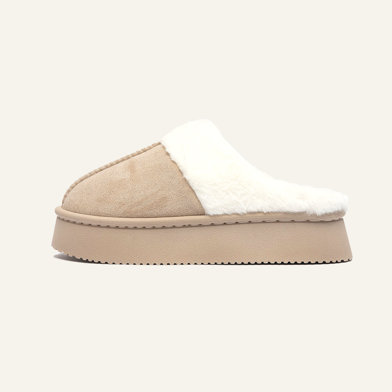 Cozy Platform Fuzzy Slippers Short Ankle Slippers