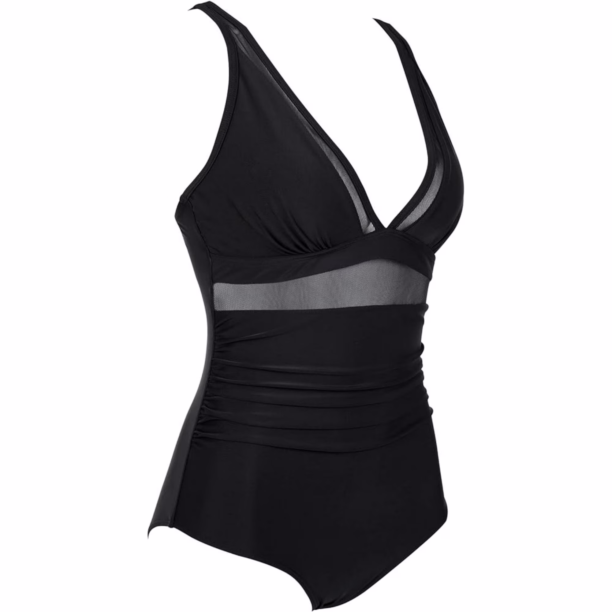 Sexy Mesh Tummy Control One-Pieces Swimwear for Women
