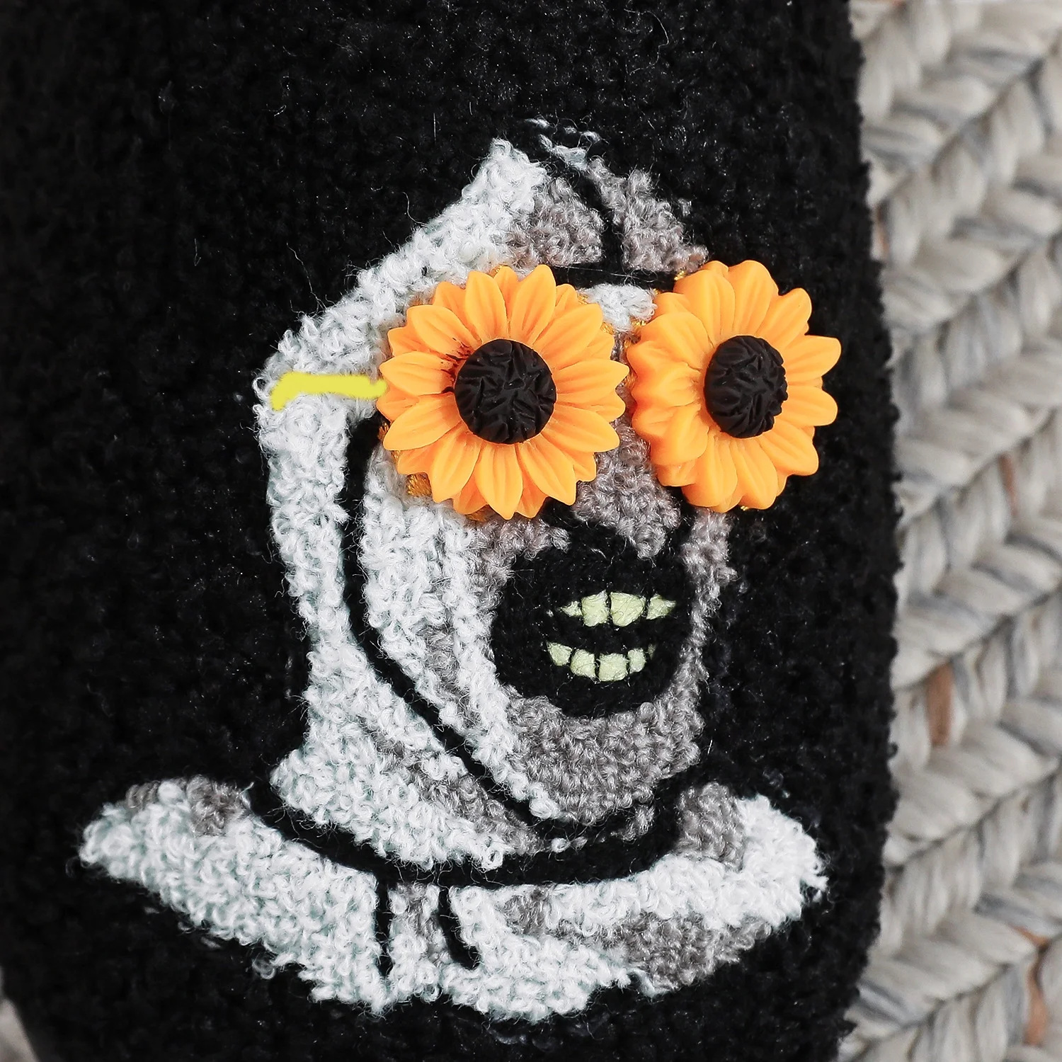 Soft Plush Halloween Slippers for Women and Men