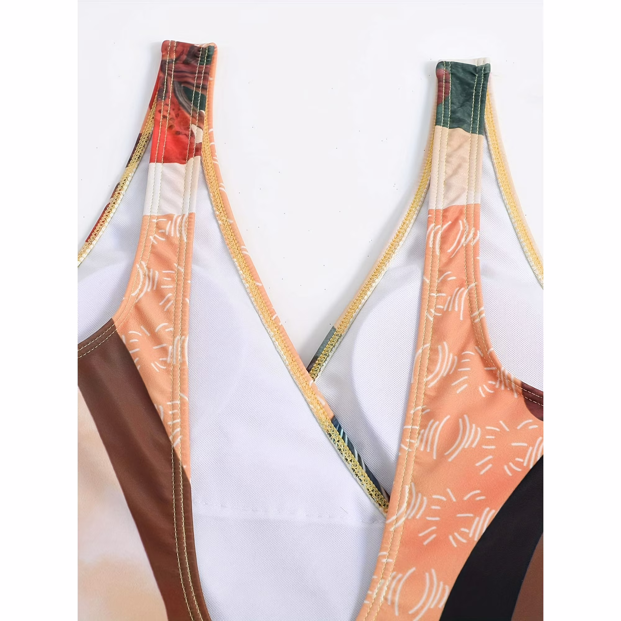 Women's One Piece Swimsuit with Cover up Beach Skirt Sarong